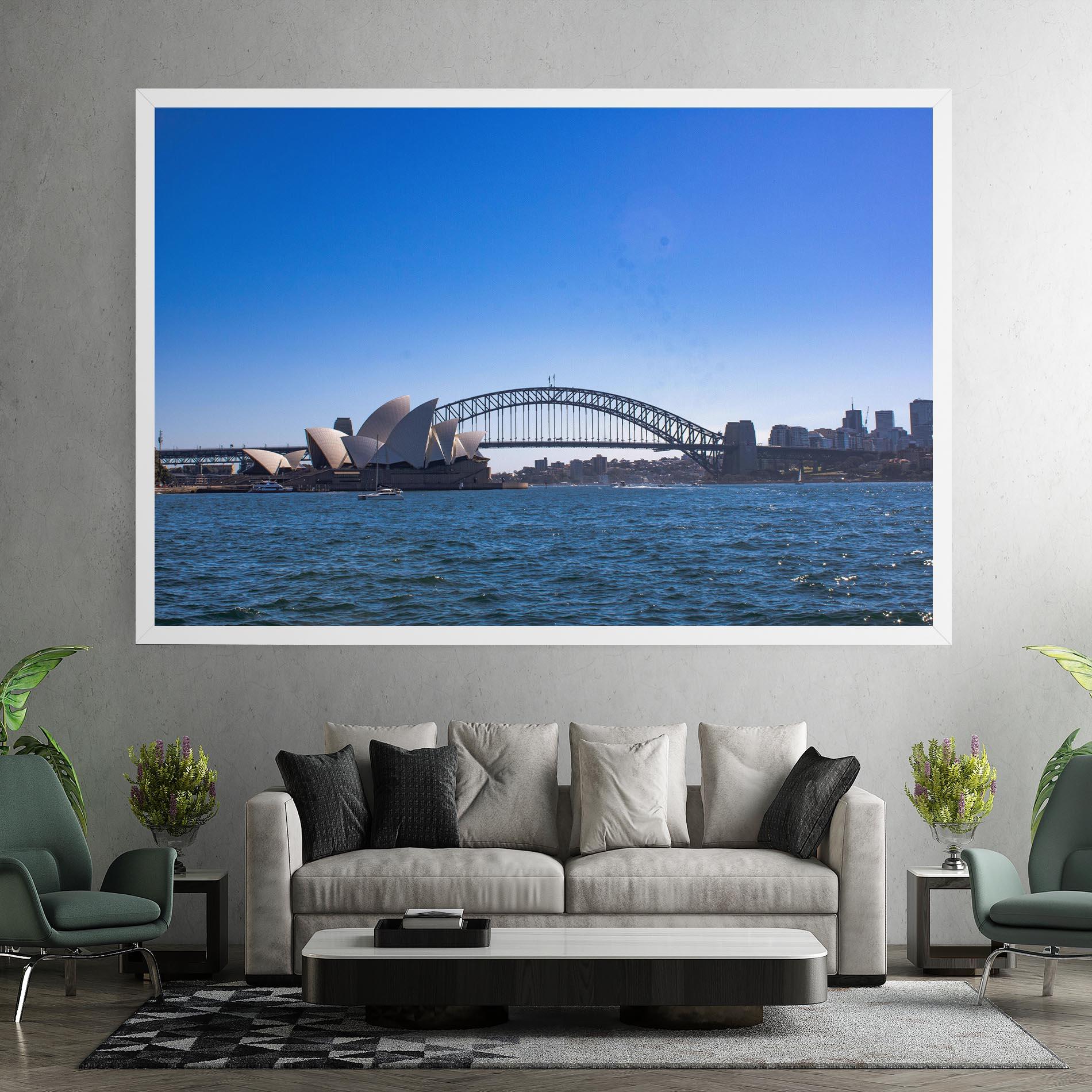 Картина на платно Sydney Day Bridge mockup 7