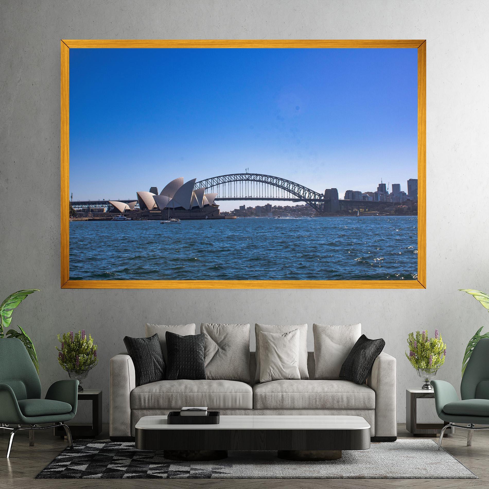 Картина на платно Sydney Day Bridge mockup 7