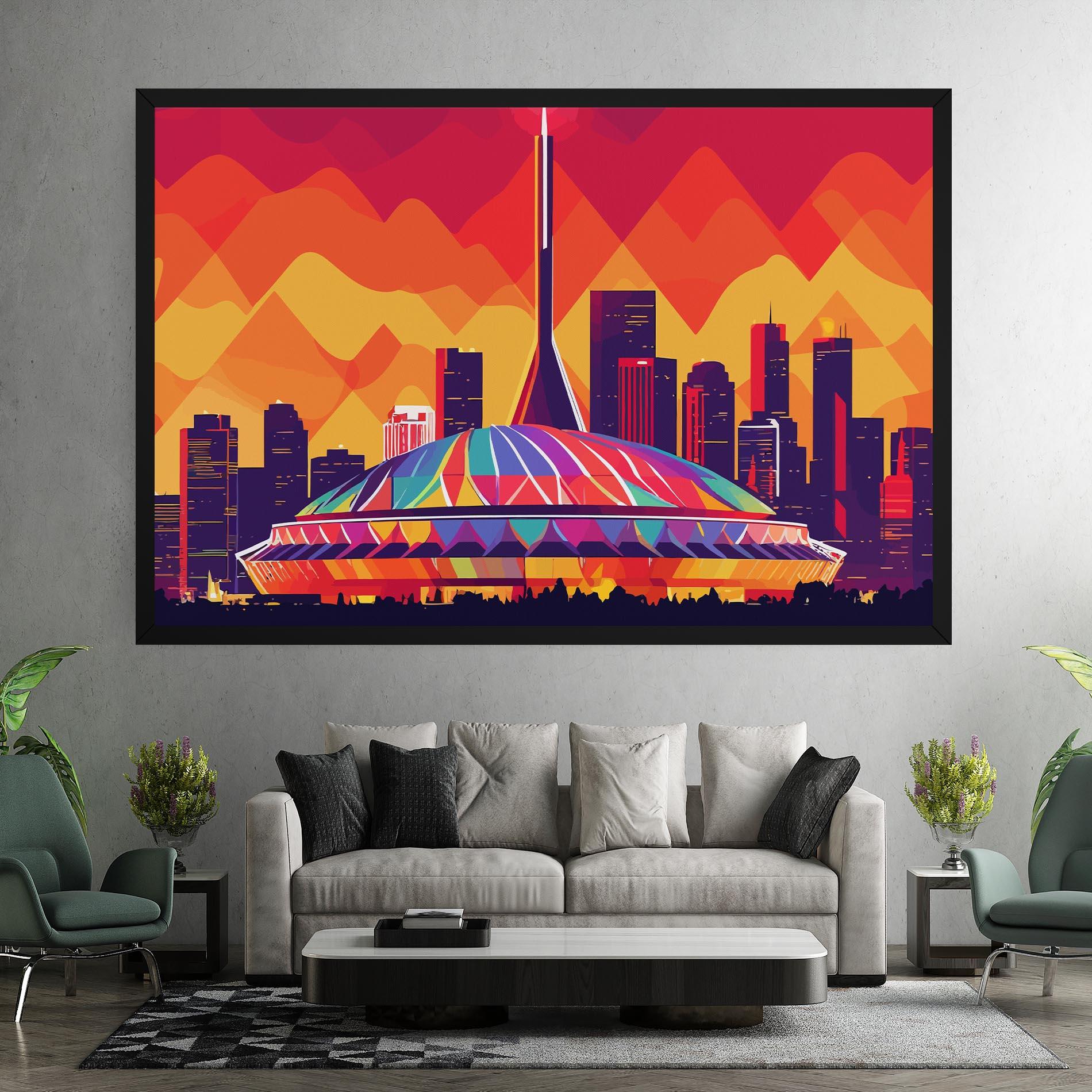 Картина на платно Olympic Stadium mockup 7