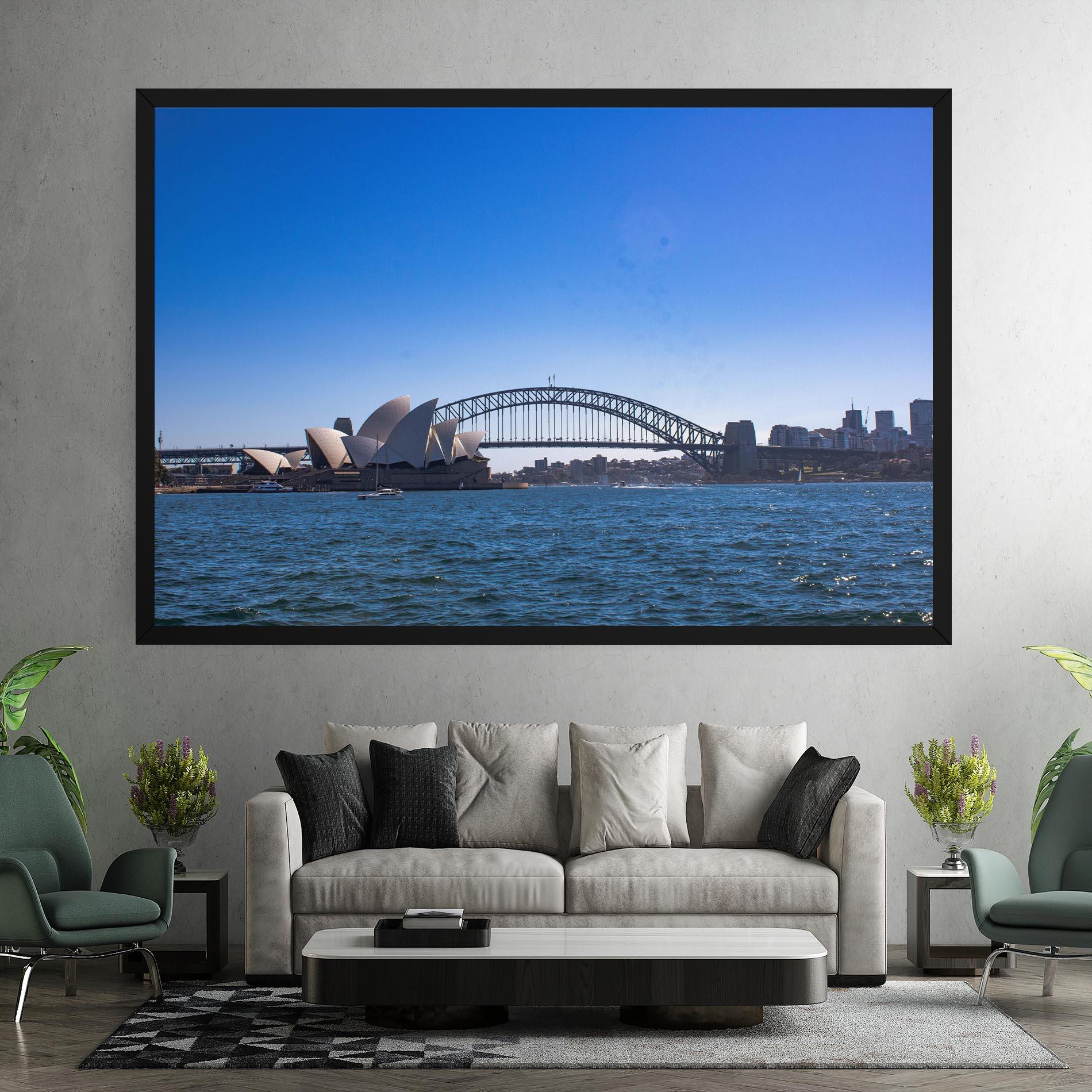 Картина на платно Sydney Day Bridge mockup 7
