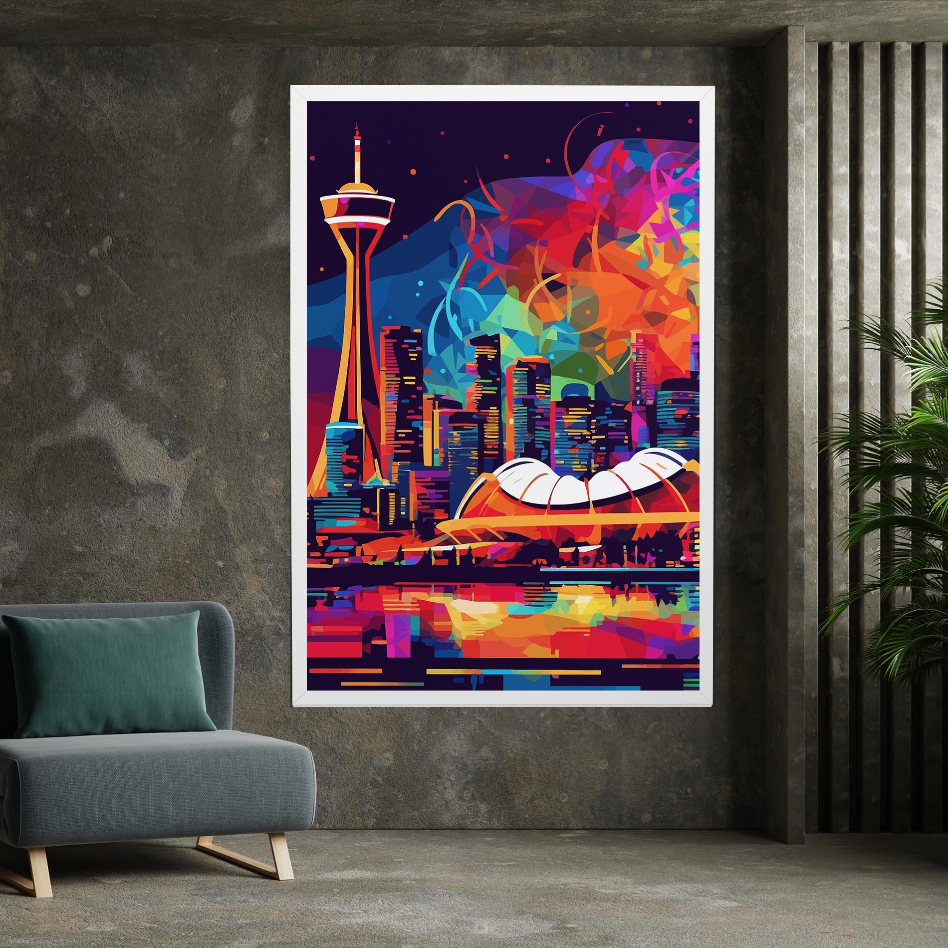 Картина на платно Olympic Stadium Art mockup 7