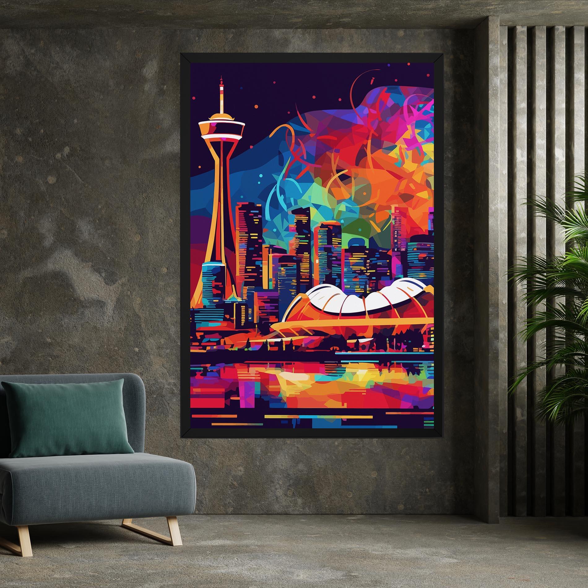 Картина на платно Olympic Stadium Art mockup 7