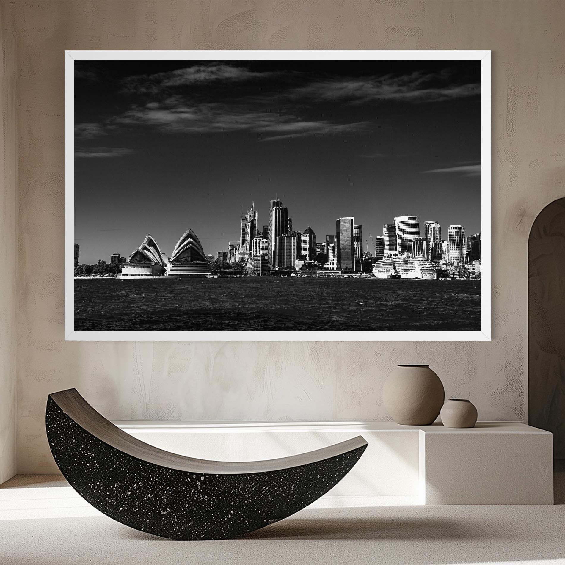 Картина на платно Grey Sidnew mockup 8