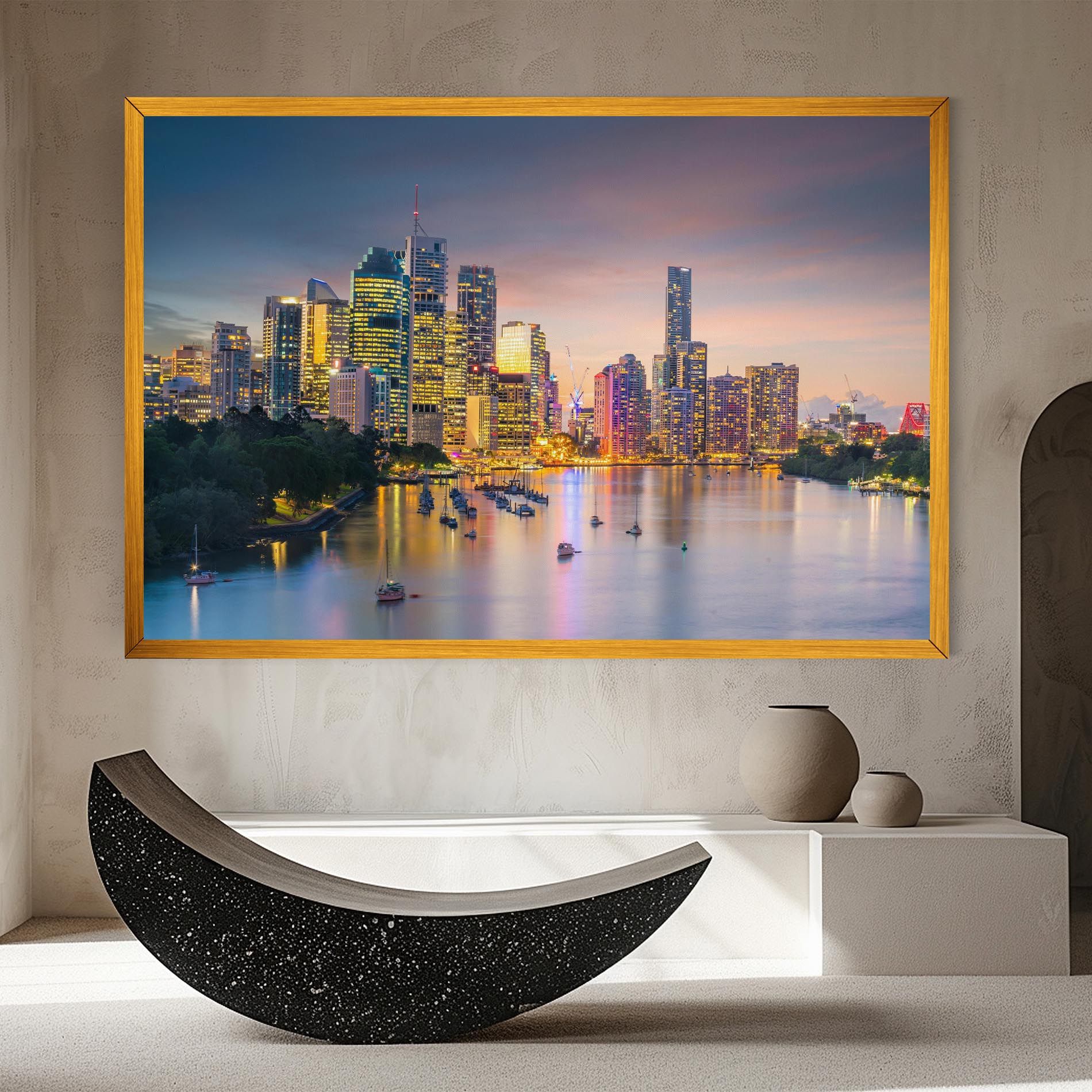 Brisbane City Skyline mockup 8