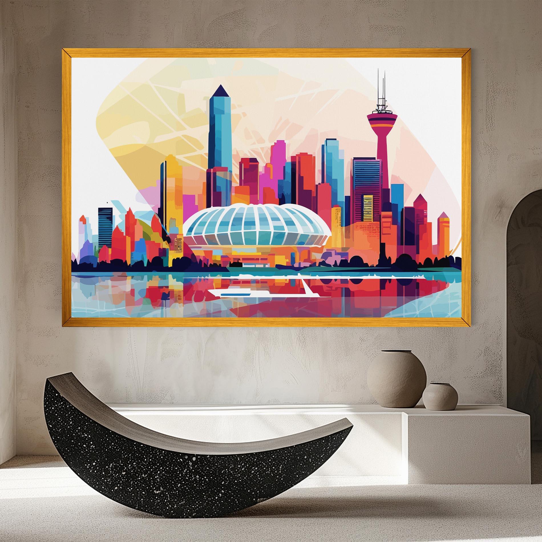 Картина на платно Olympic Stadium Color mockup 8