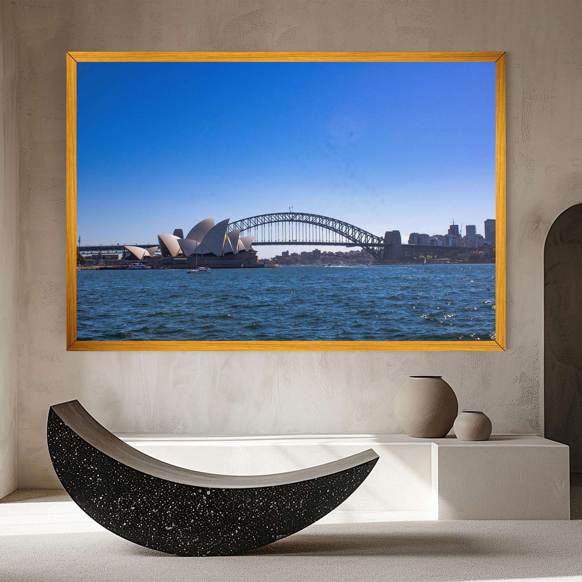 Картина на платно Sydney Day Bridge mockup 8