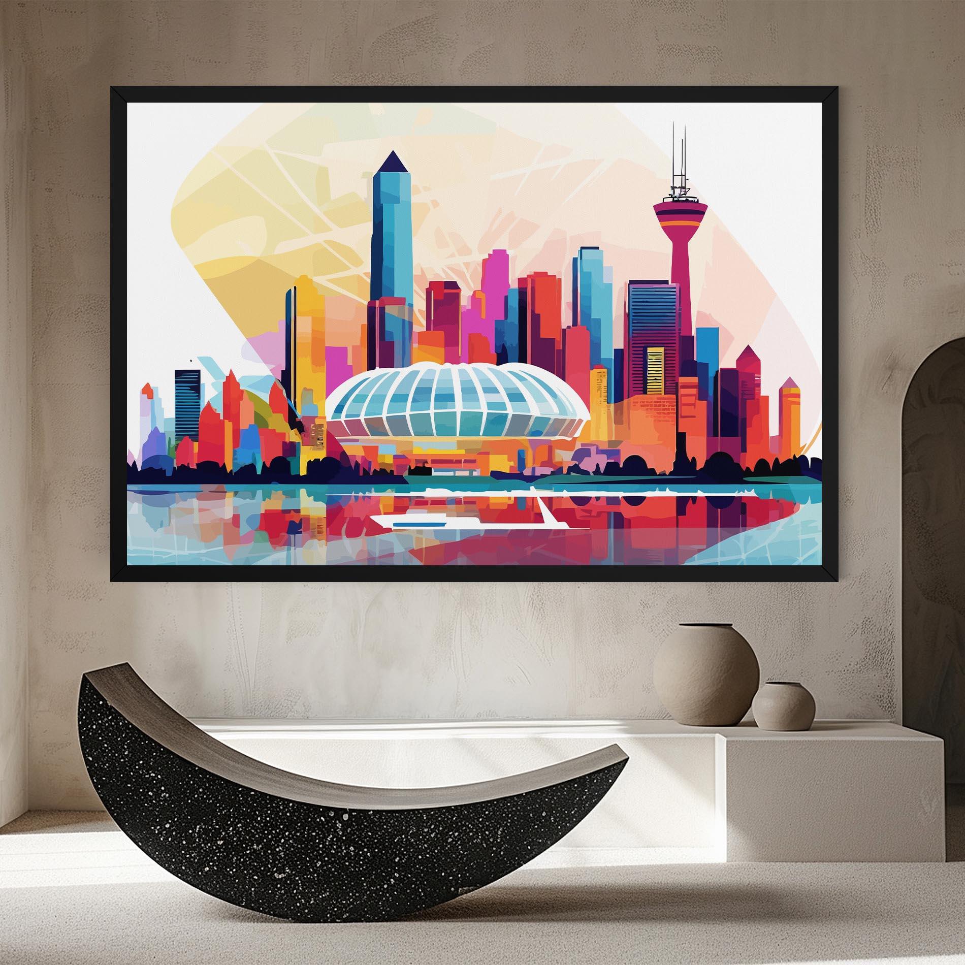 Картина на платно Olympic Stadium Color mockup 8