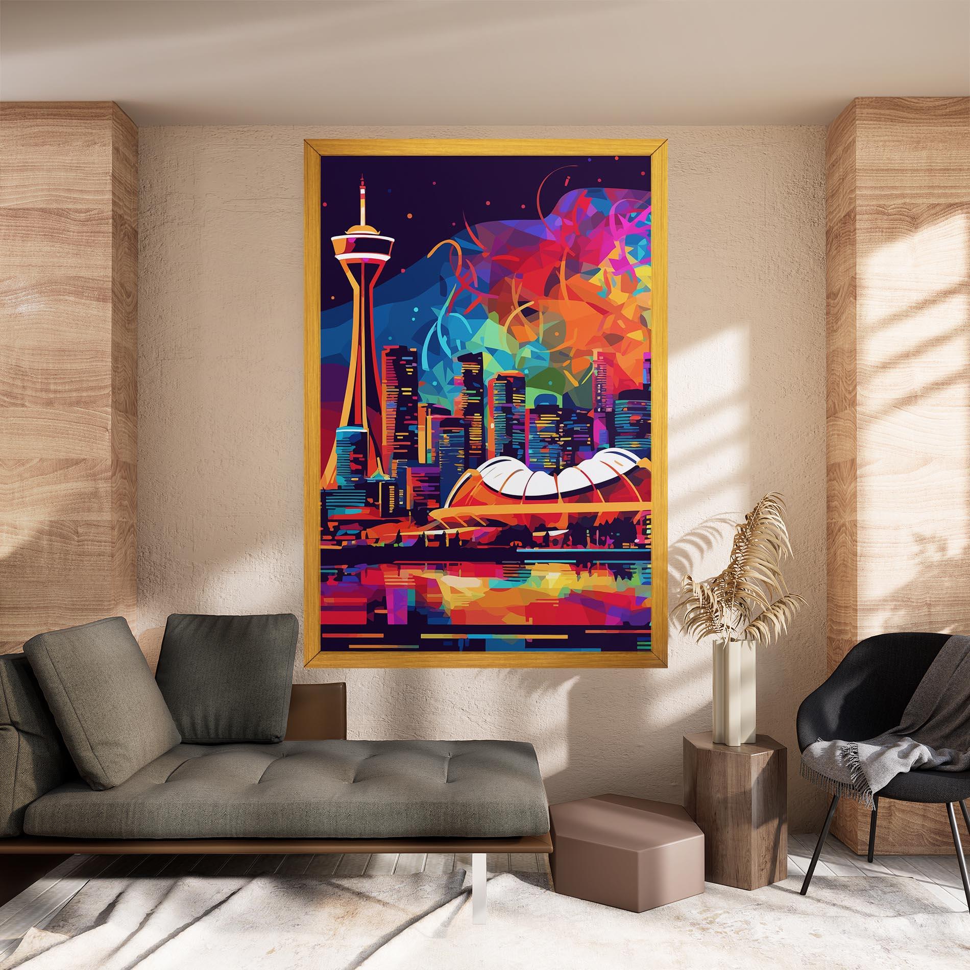 Картина на платно Olympic Stadium Art mockup 8