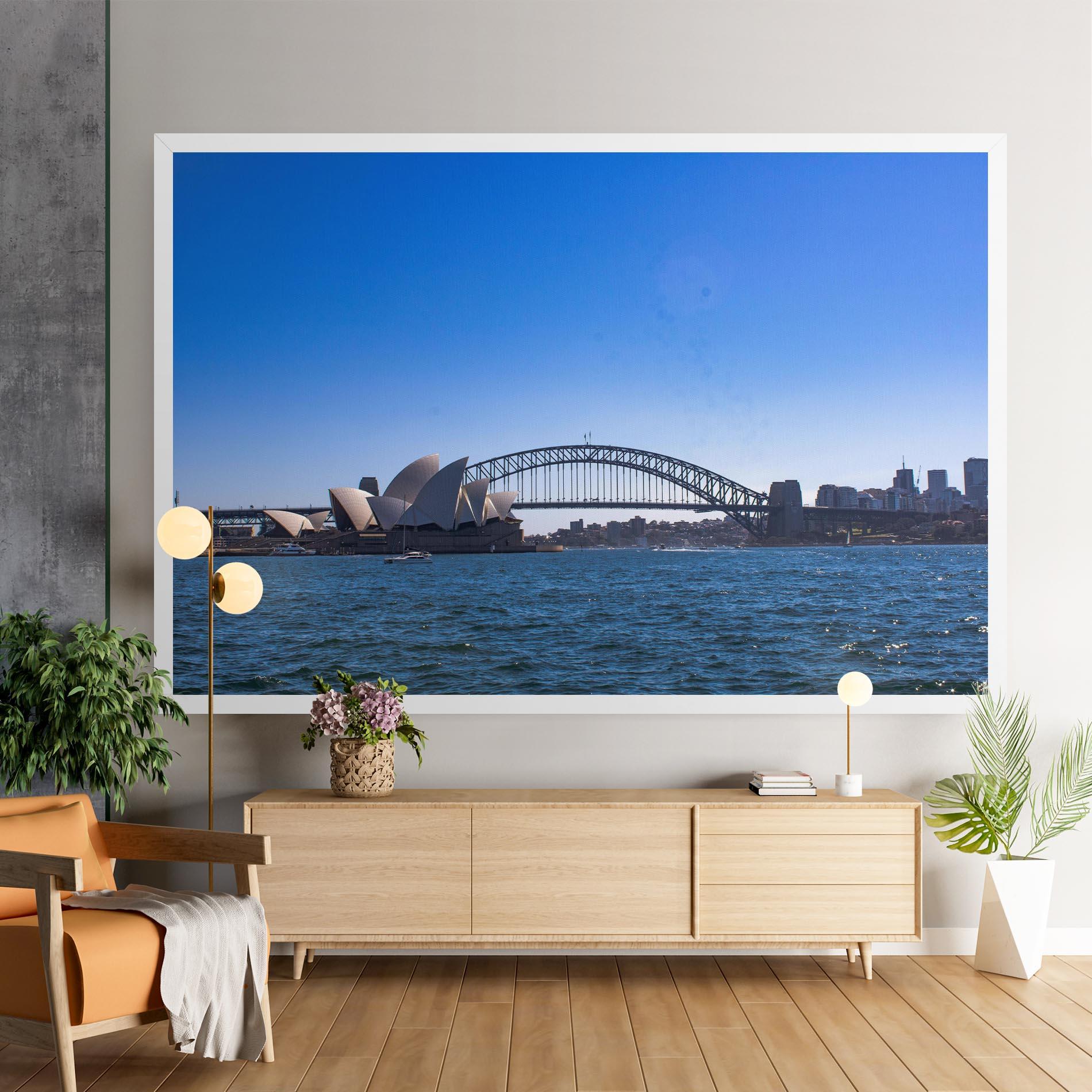 Картина на платно Sydney Day Bridge mockup 9