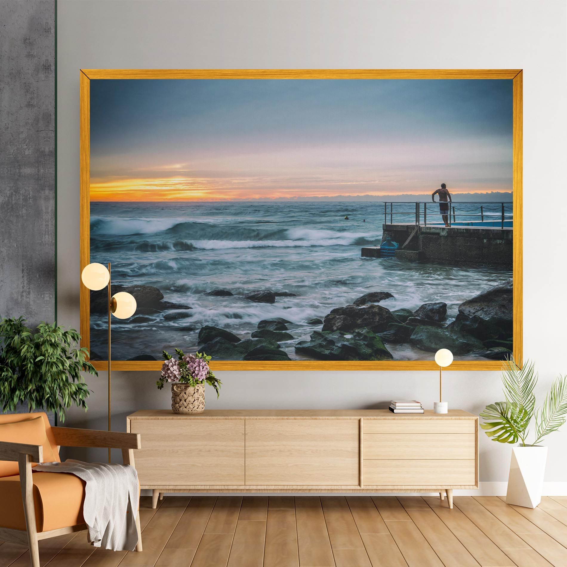 Bondi Beach Sunset mockup 9