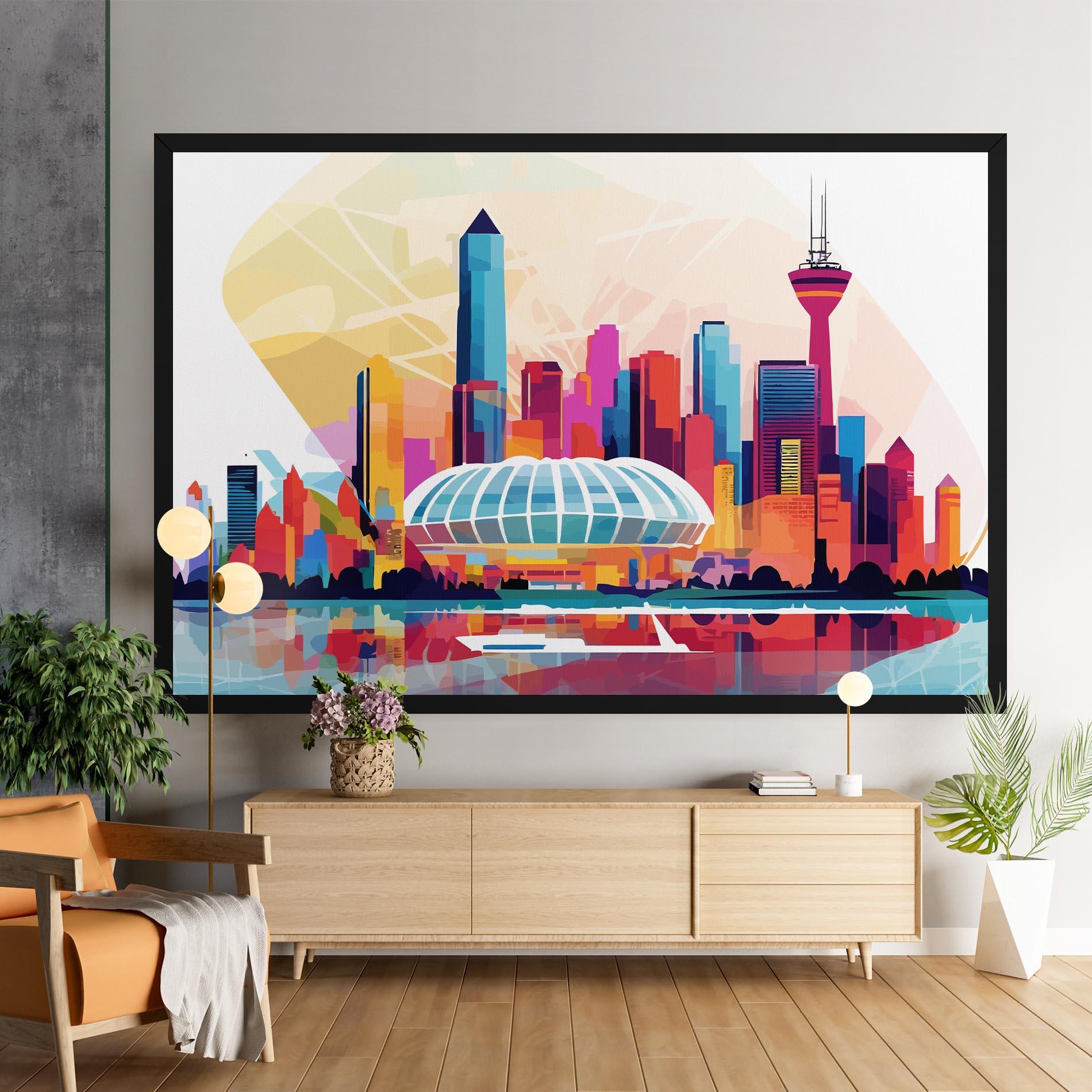 Картина на платно Olympic Stadium Color mockup 9