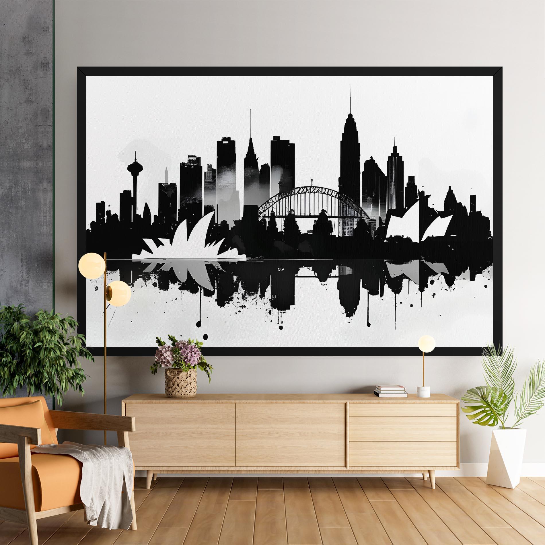 Картина на платно Opera House Art mockup 9