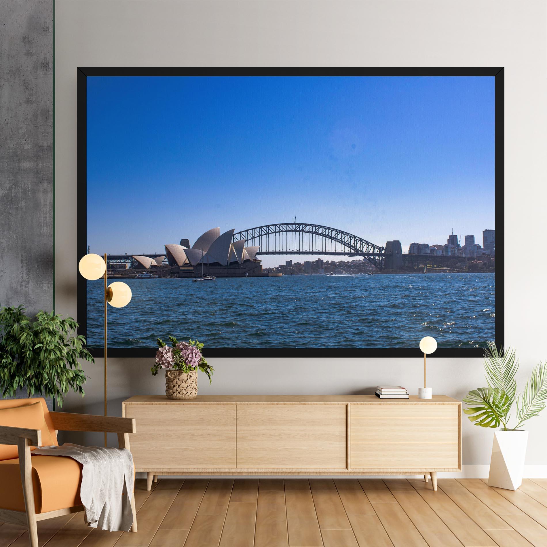 Картина на платно Sydney Day Bridge mockup 9