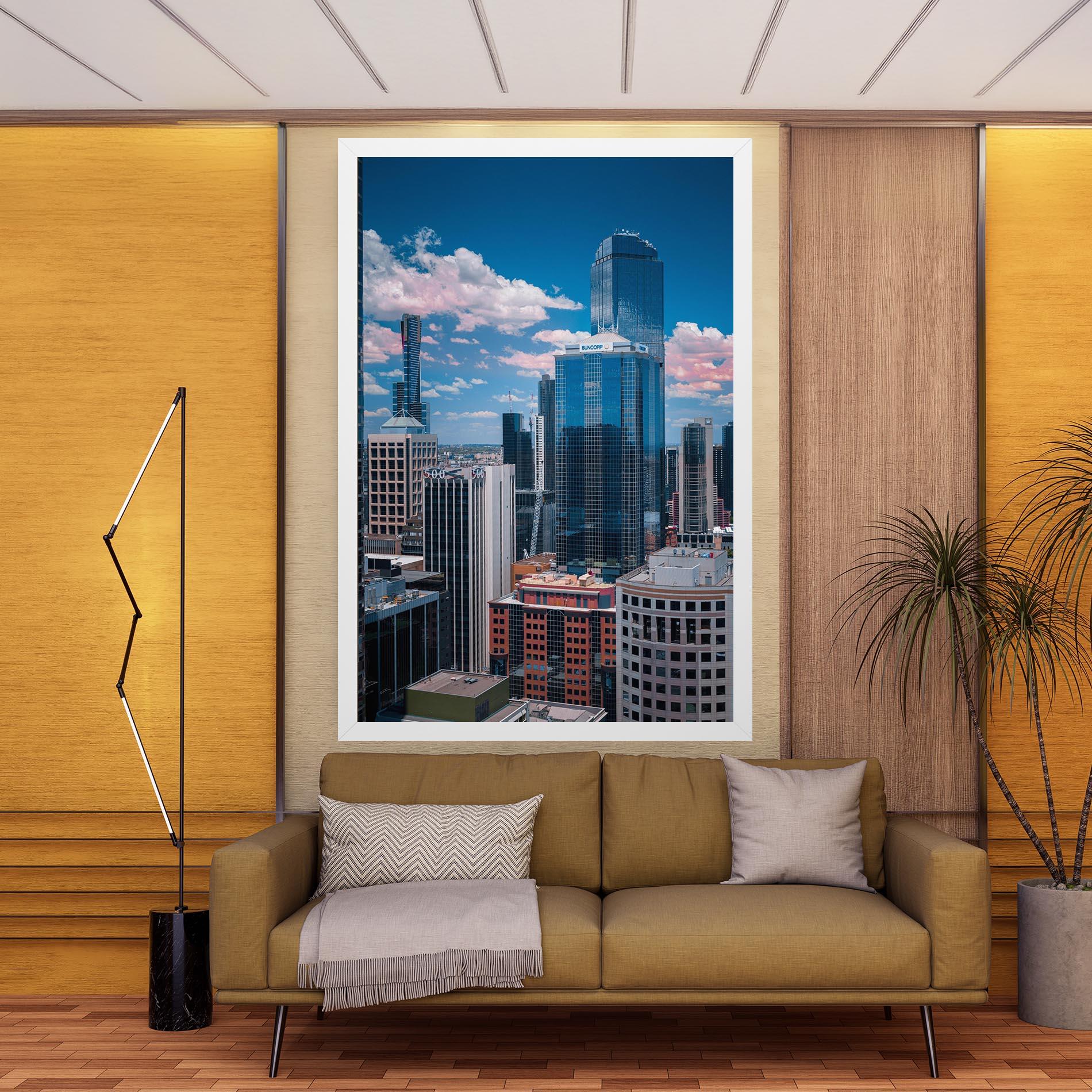 Картина на платно Skyscrapert View mockup 9