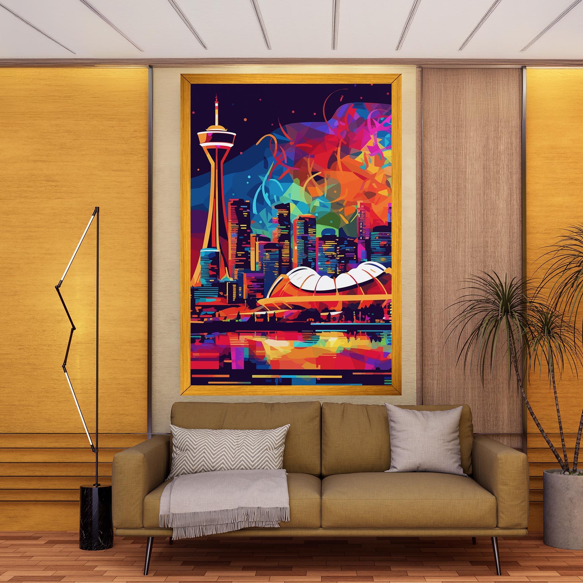 Картина на платно Olympic Stadium Art mockup 9