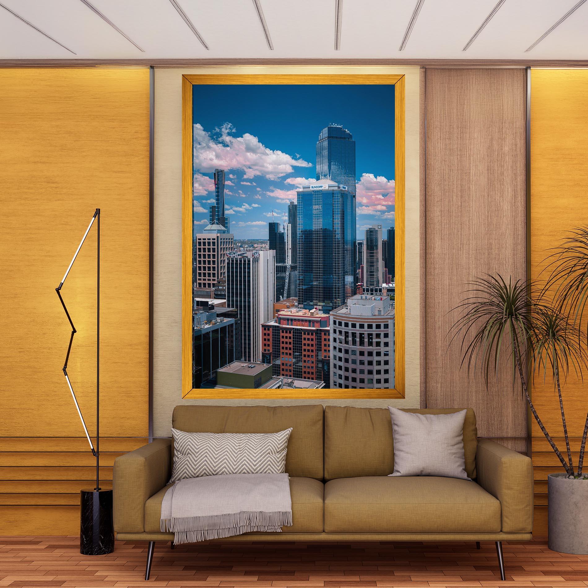 Картина на платно Skyscrapert View mockup 9