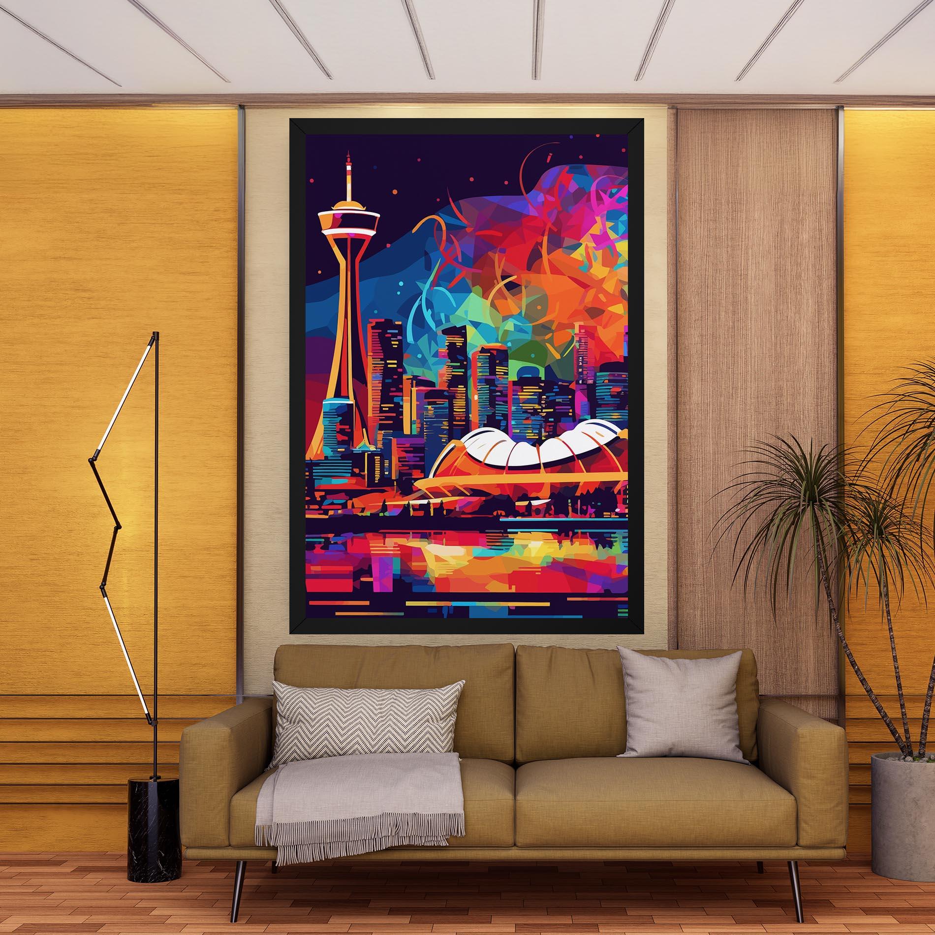 Картина на платно Olympic Stadium Art mockup 9