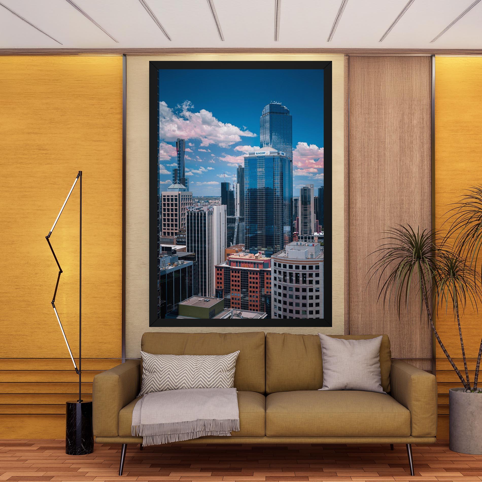 Картина на платно Skyscrapert View mockup 9