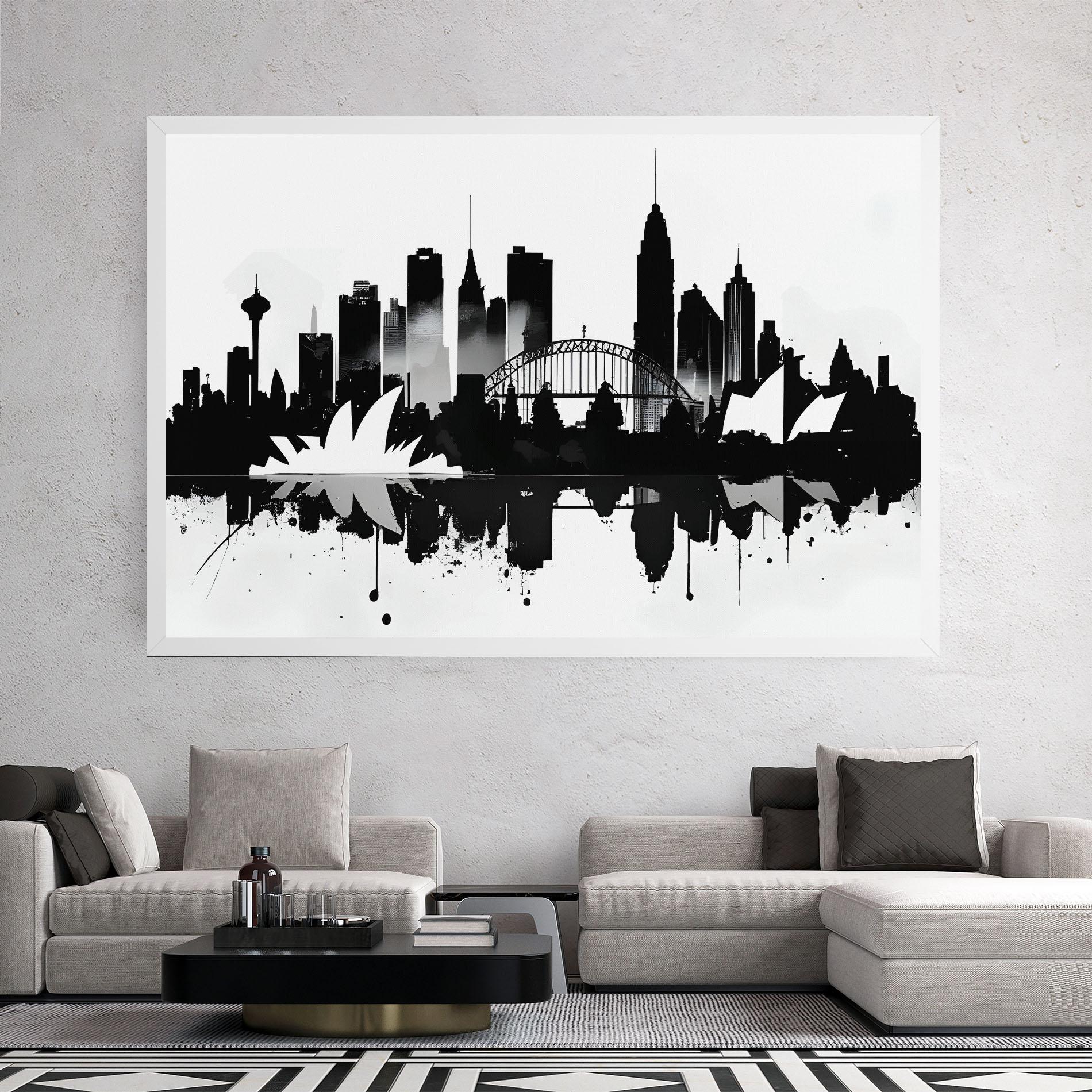 Картина на платно Opera House Art mockup 2