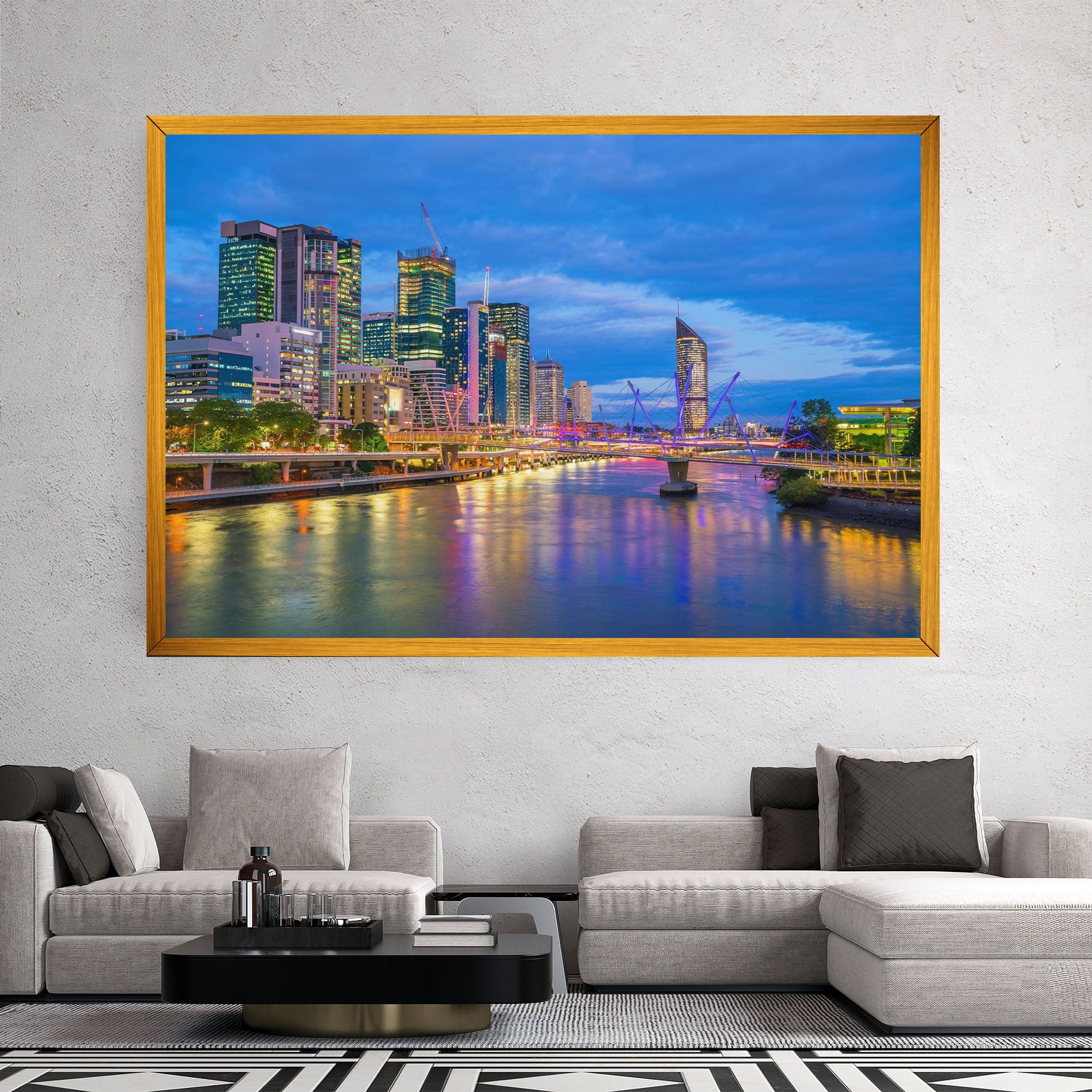 Brisbane Skyline View mockup 2
