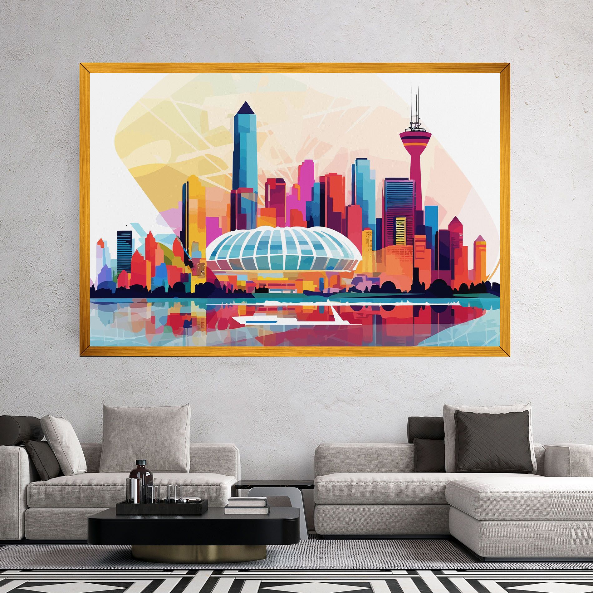 Olympic Stadium Color mockup 2