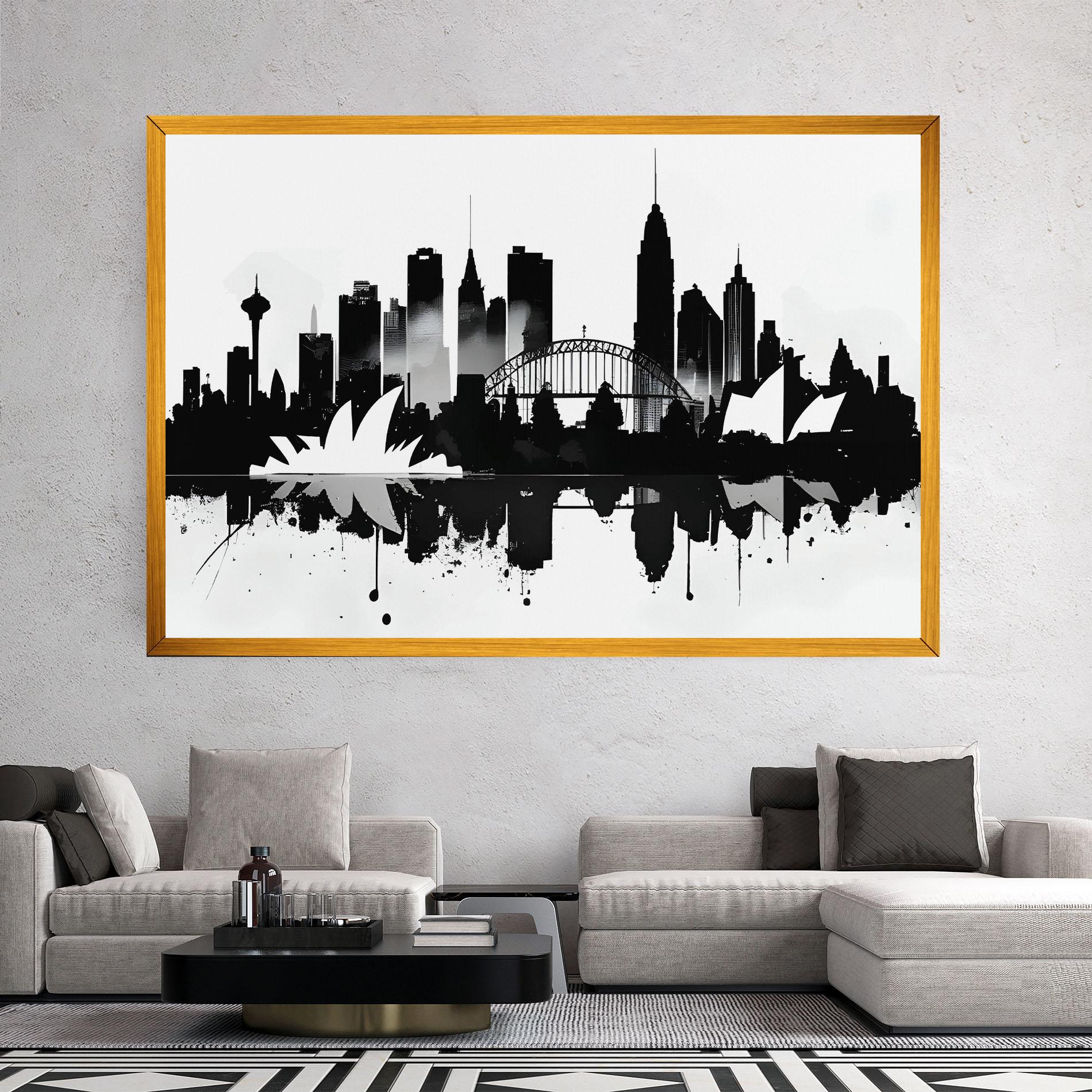 Картина на платно Opera House Art mockup 2