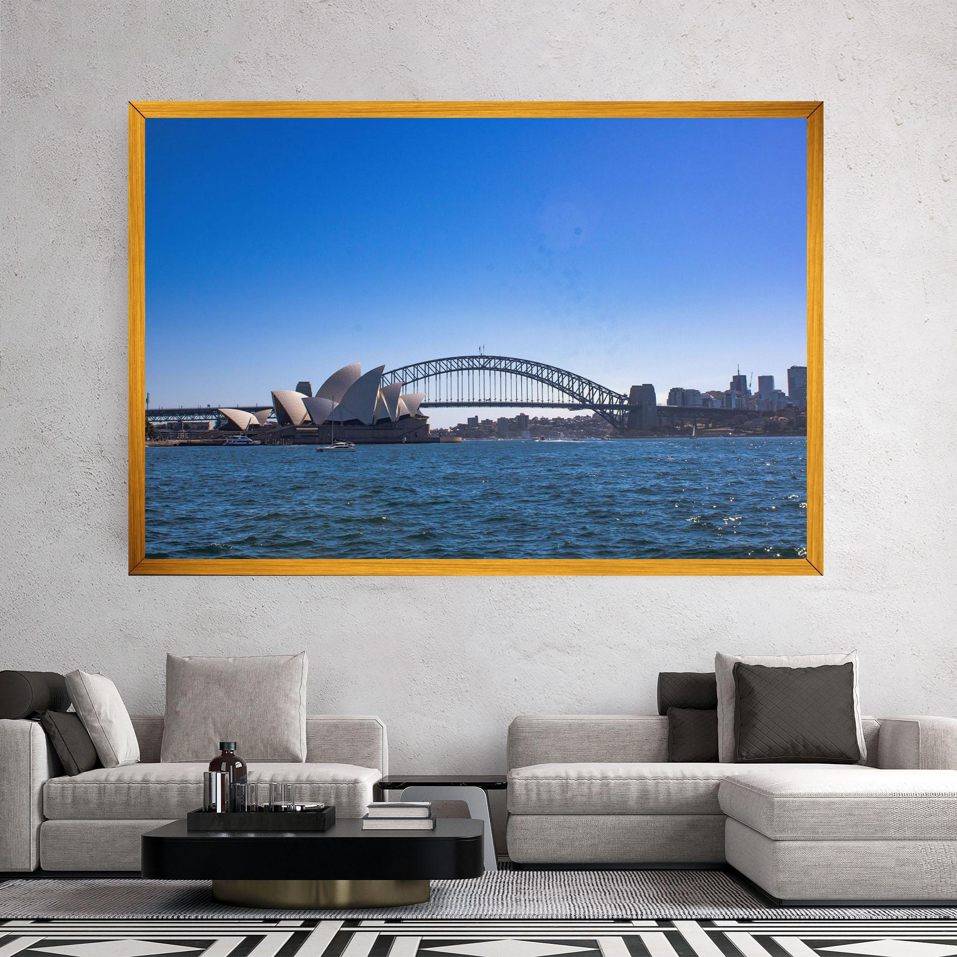 Картина на платно Sydney Day Bridge mockup 2