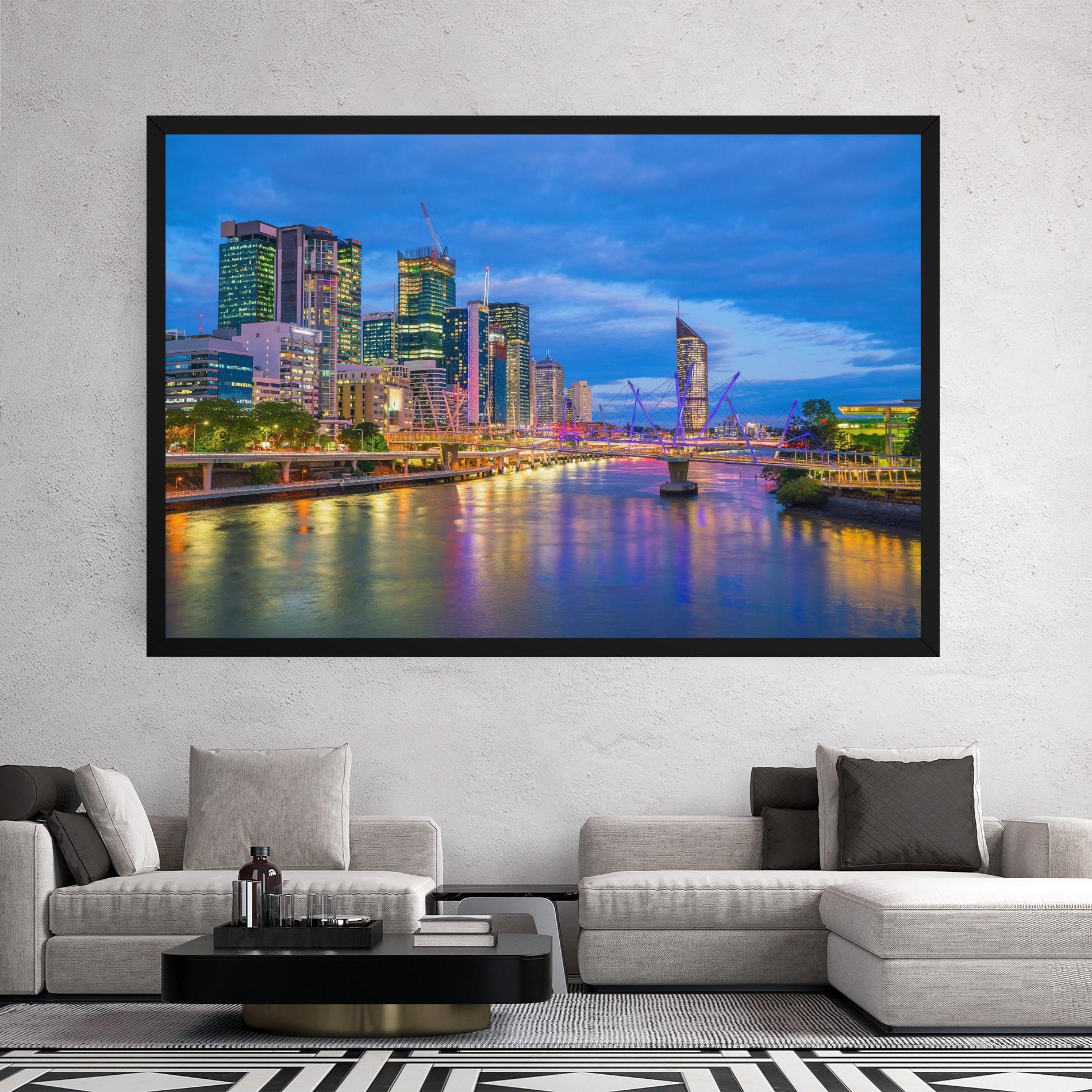 Brisbane Skyline View mockup 2