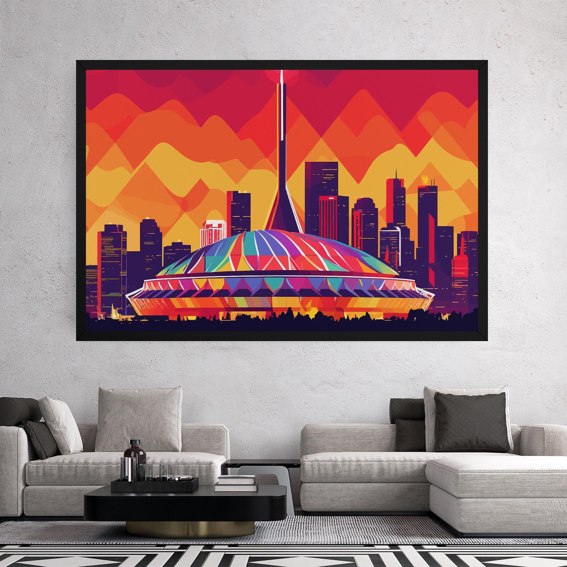 Картина на платно Olympic Stadium mockup 2