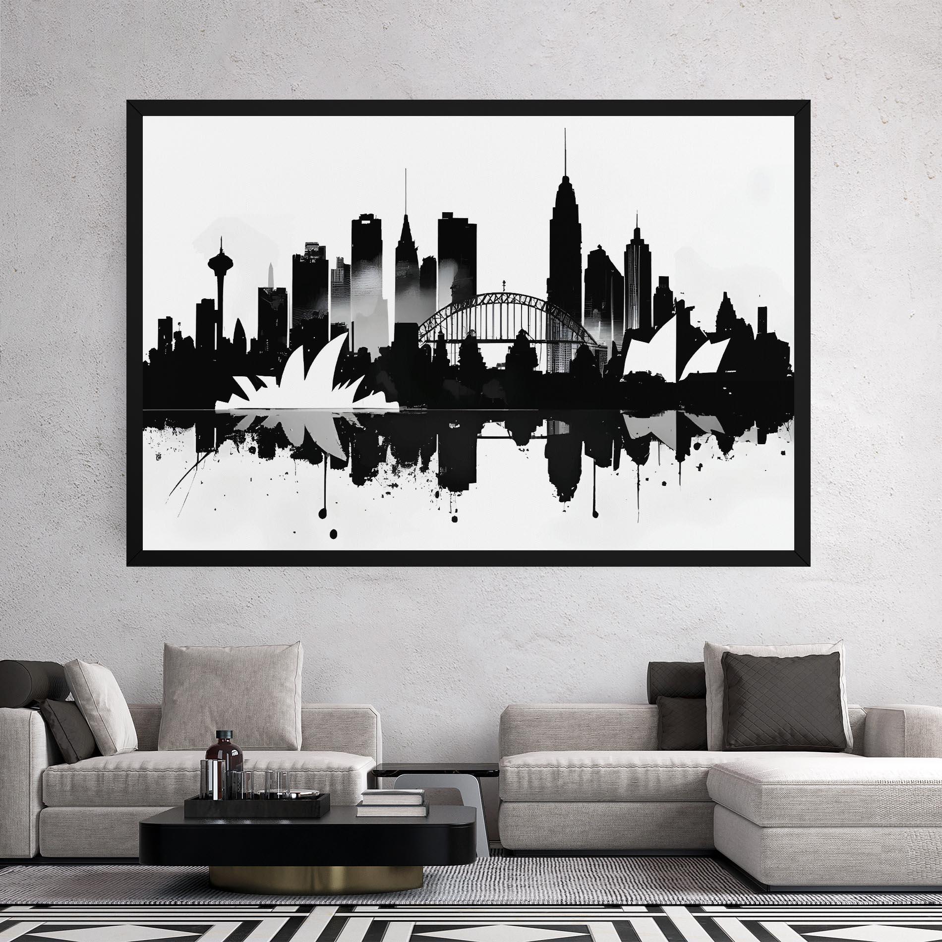 Картина на платно Opera House Art mockup 2