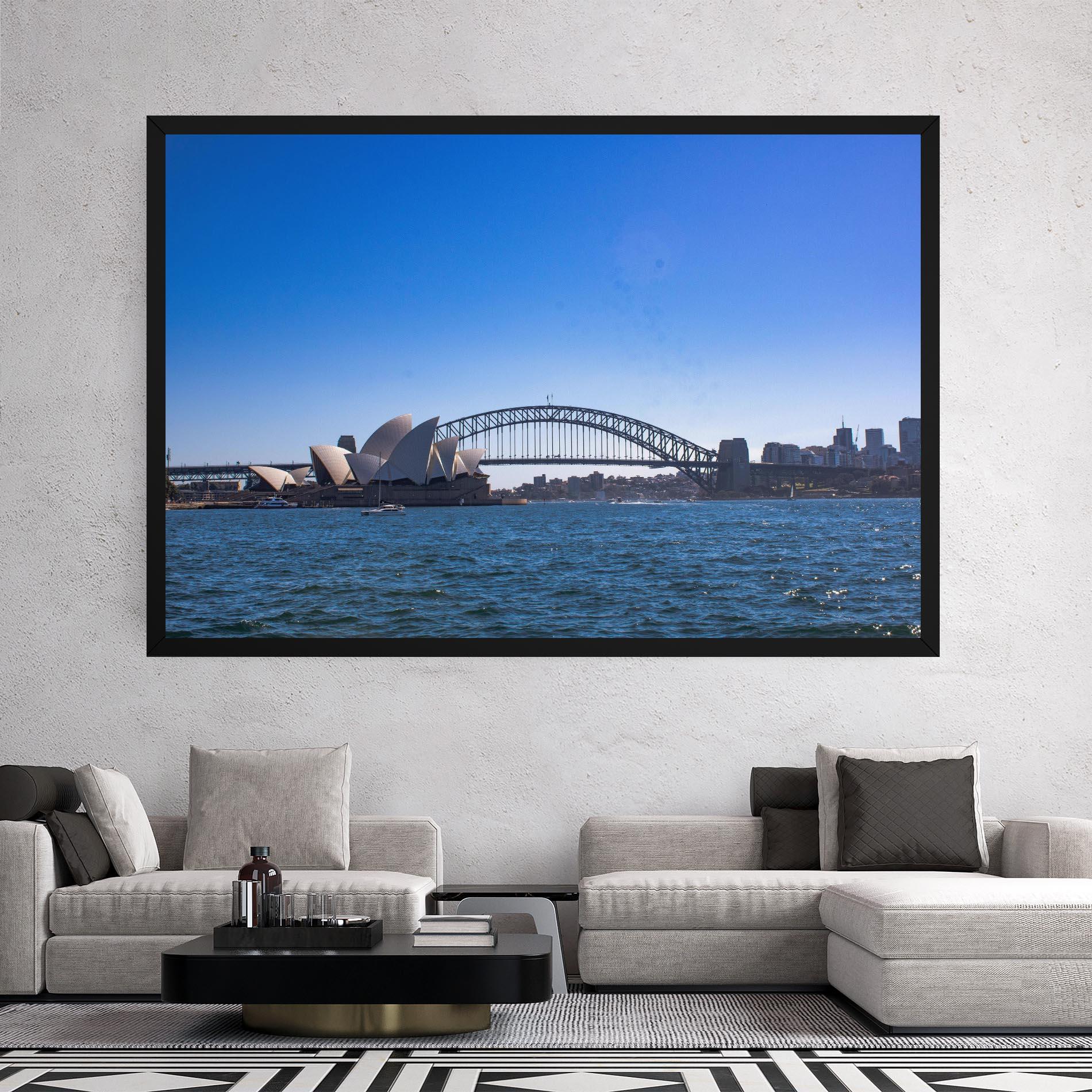 Картина на платно Sydney Day Bridge mockup 2