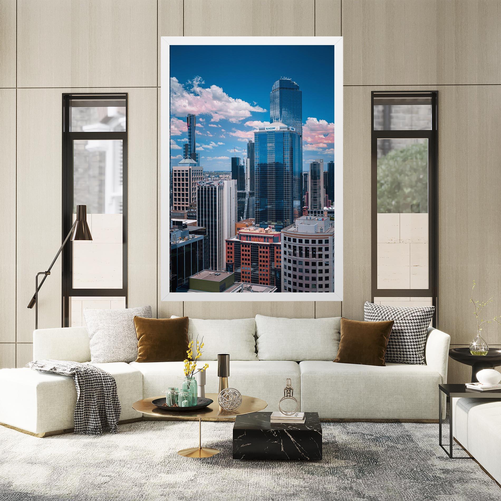 Картина на платно Skyscrapert View mockup 2