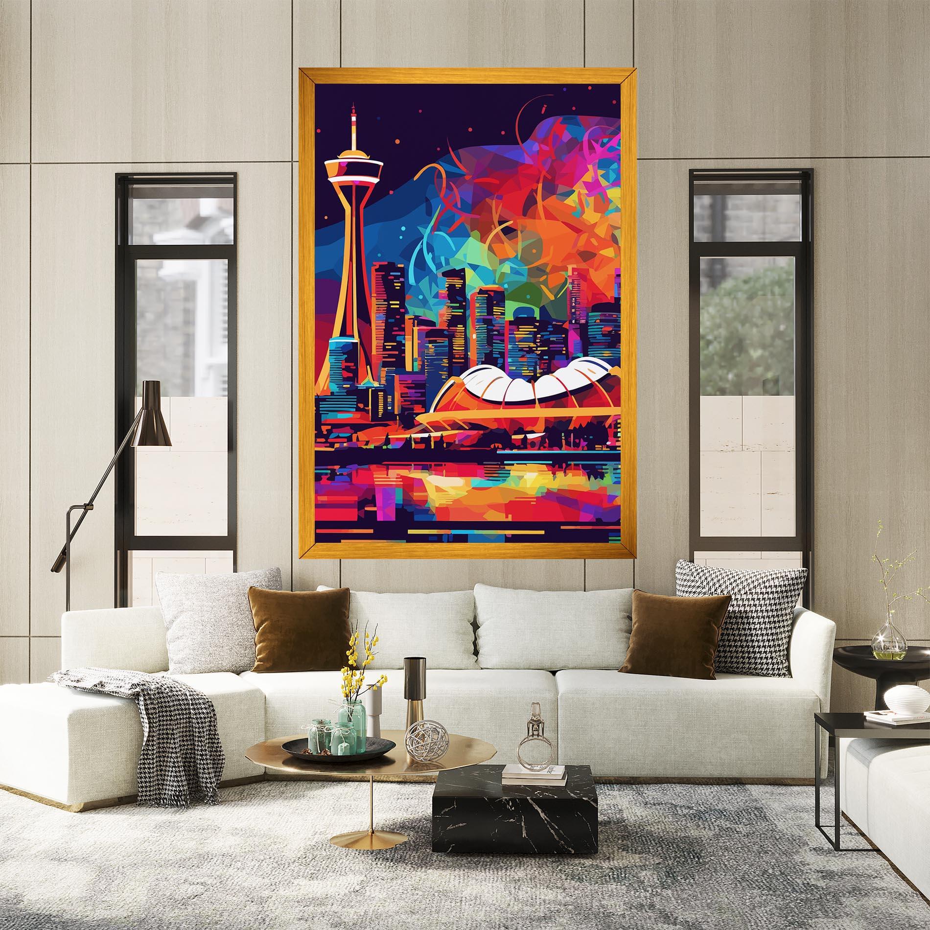 Картина на платно Olympic Stadium Art mockup 2