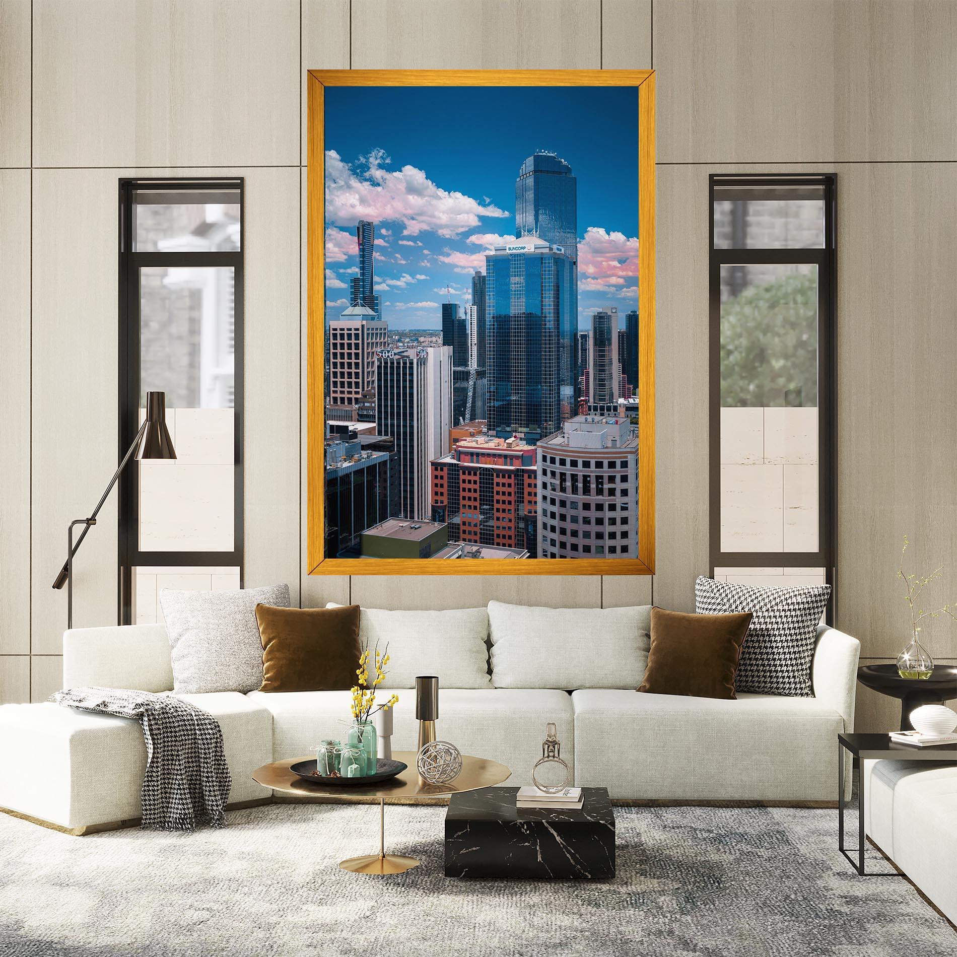 Картина на платно Skyscrapert View mockup 2