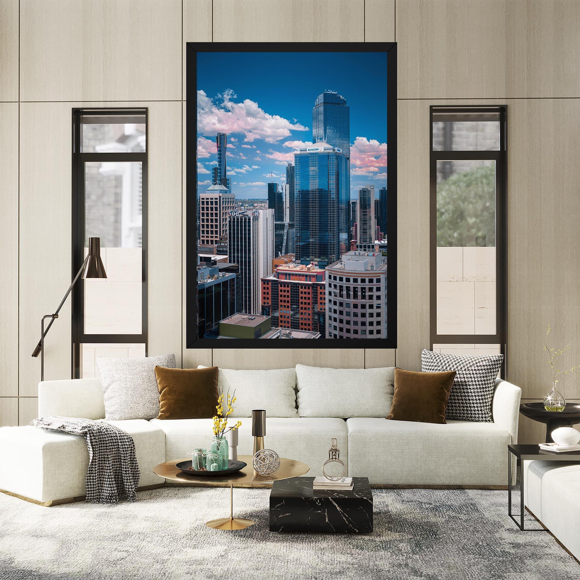 Картина на платно Skyscrapert View mockup 2