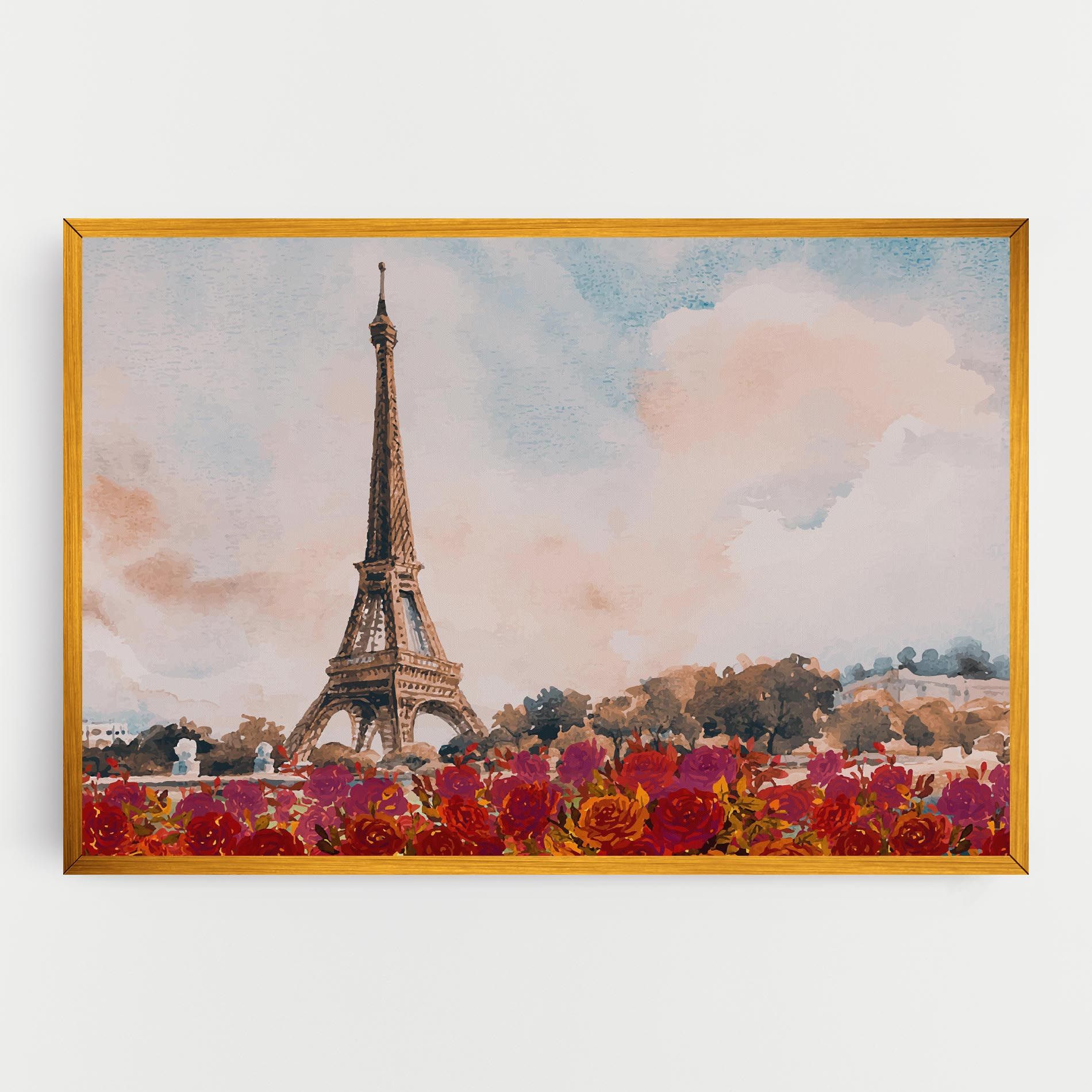 Eiffel Tower Roses mockup 0