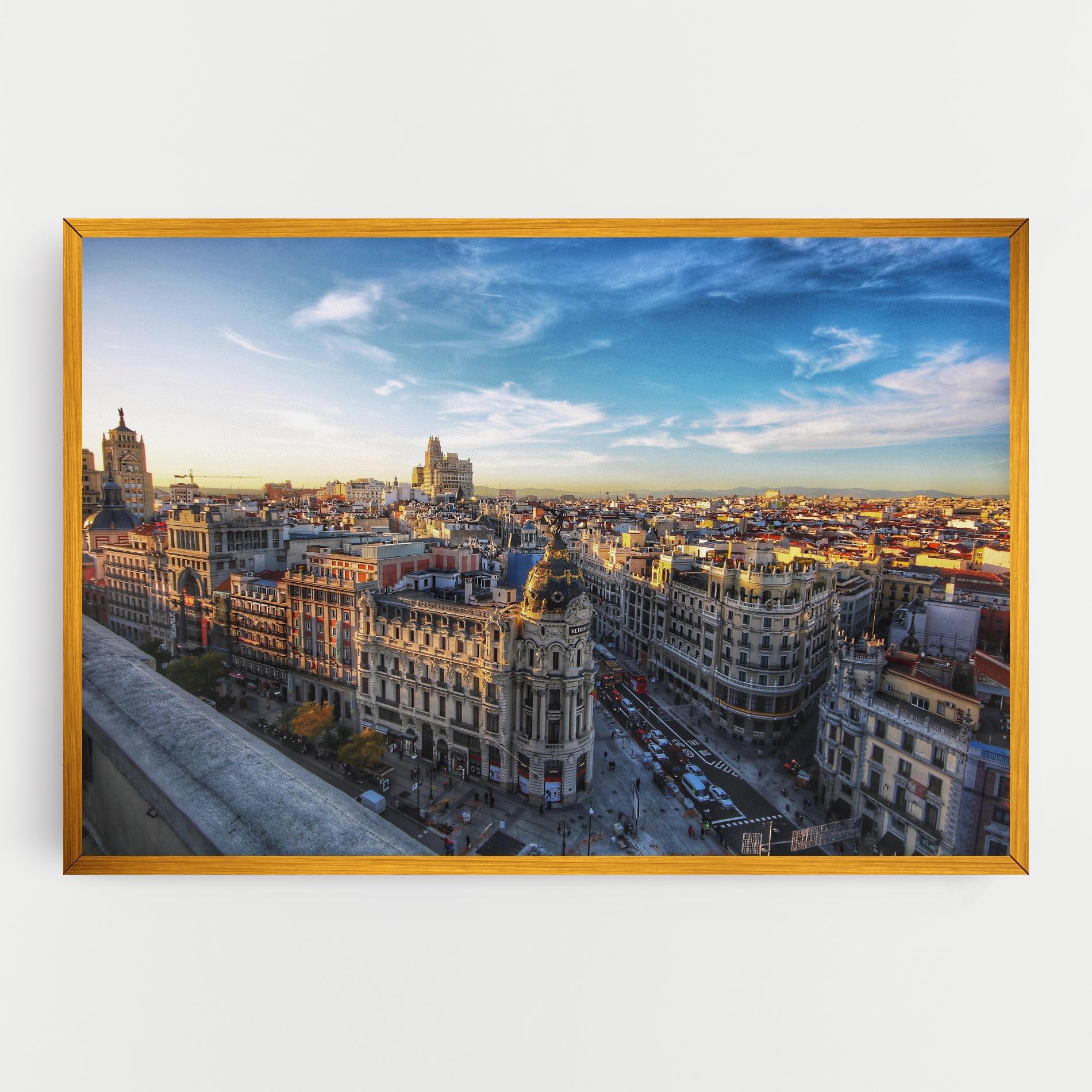 Картина на платно Madrid View mockup 0