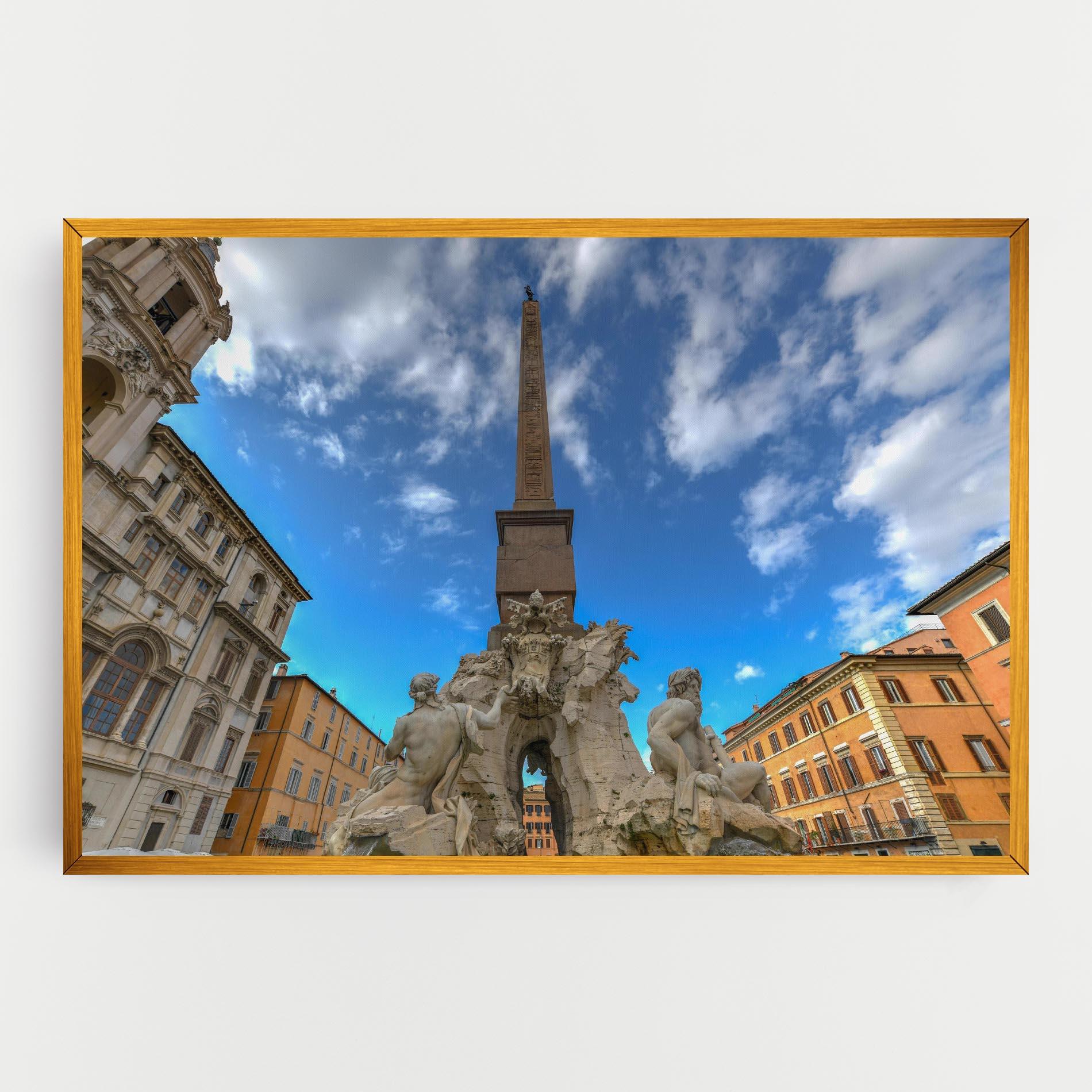 Картина на платно Piazza Navona Italy mockup 0