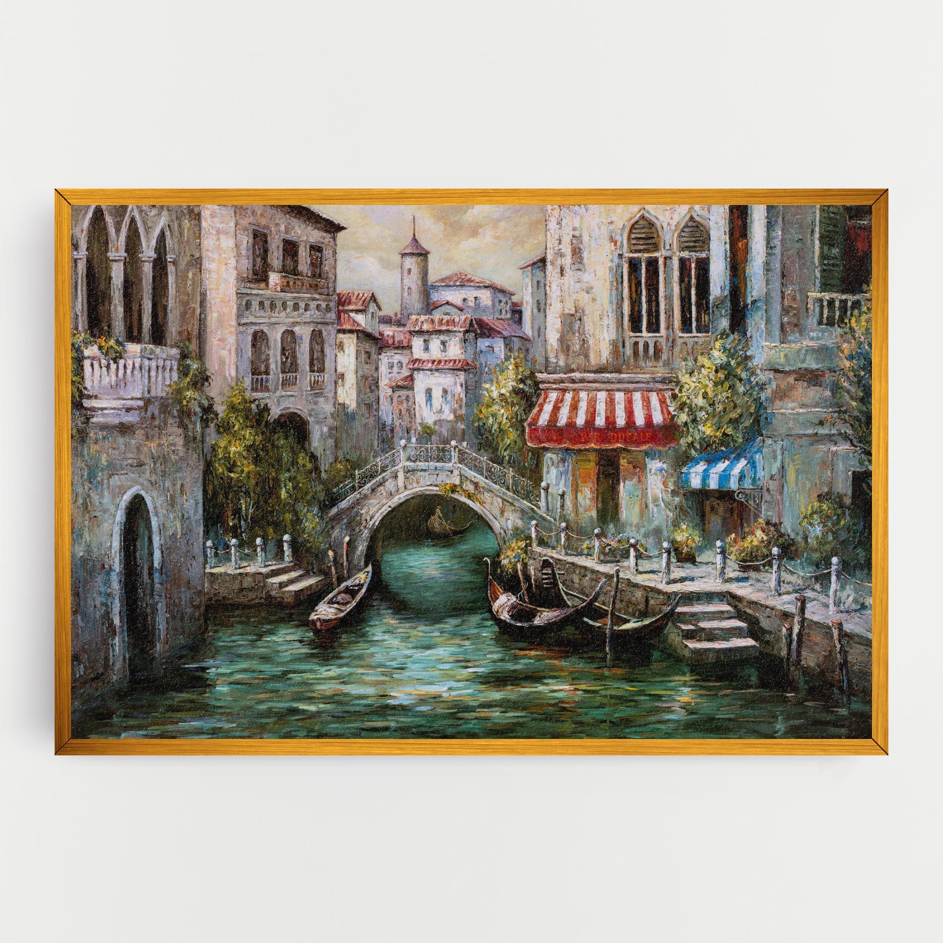 Картина на платно Venice Colors mockup 0
