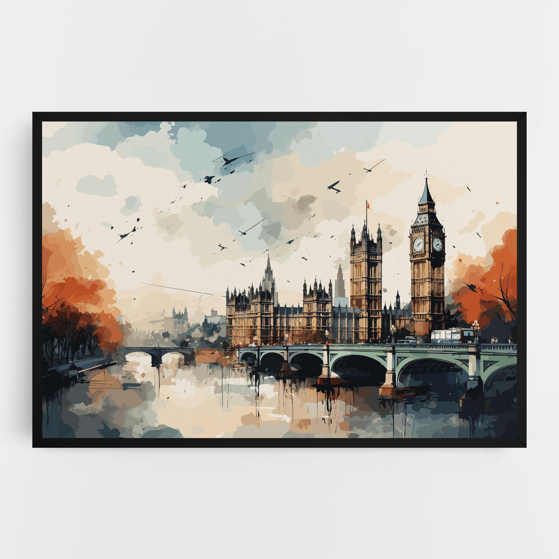 Картина на платно England Art mockup 0