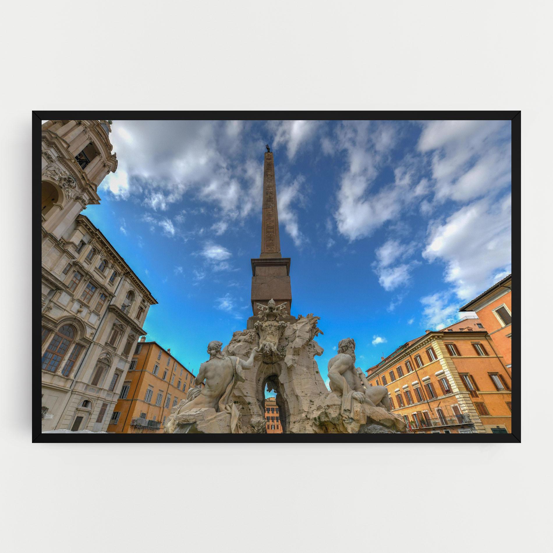 Картина на платно Piazza Navona Italy mockup 0