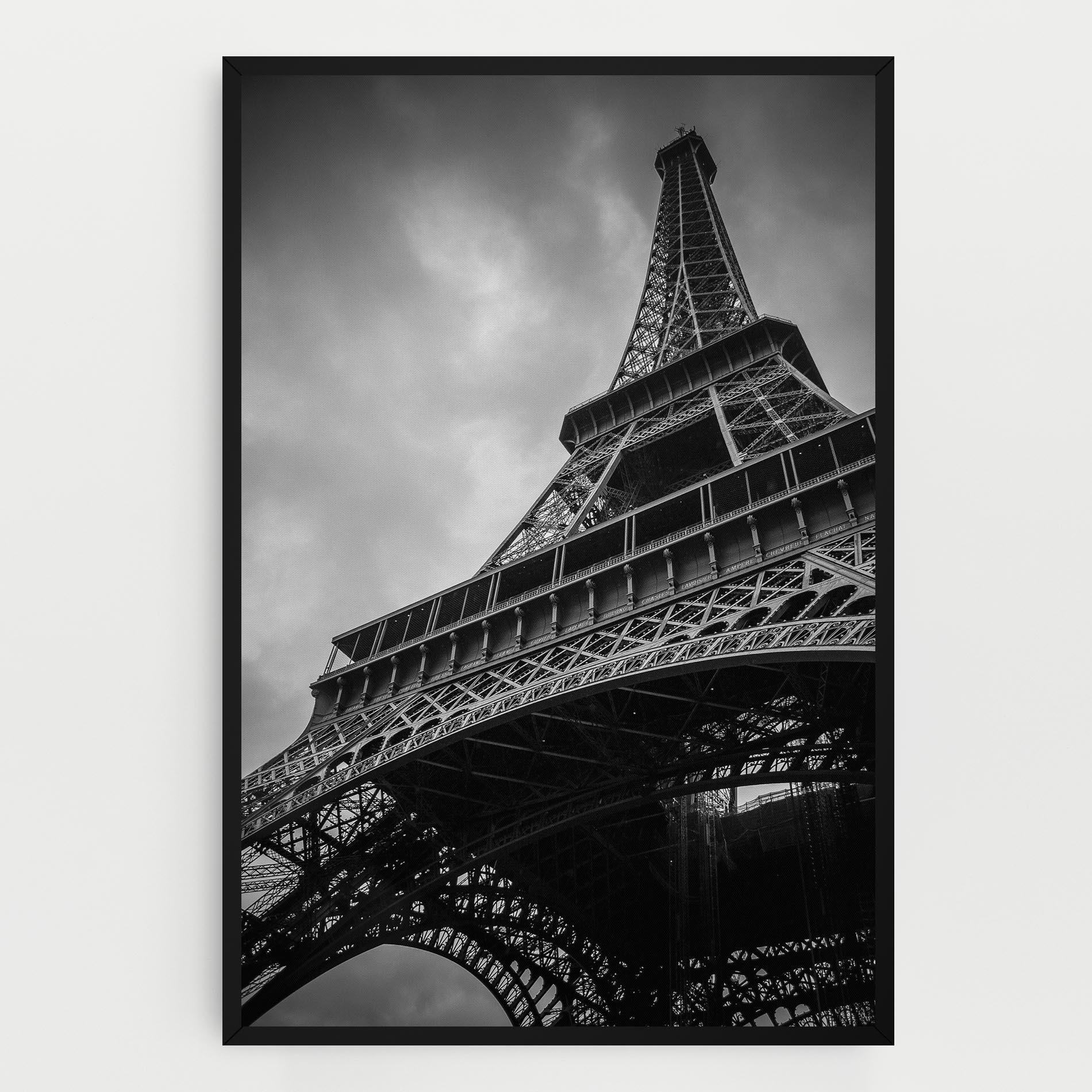 Картина на платно Eiffel Grey Tower mockup 0