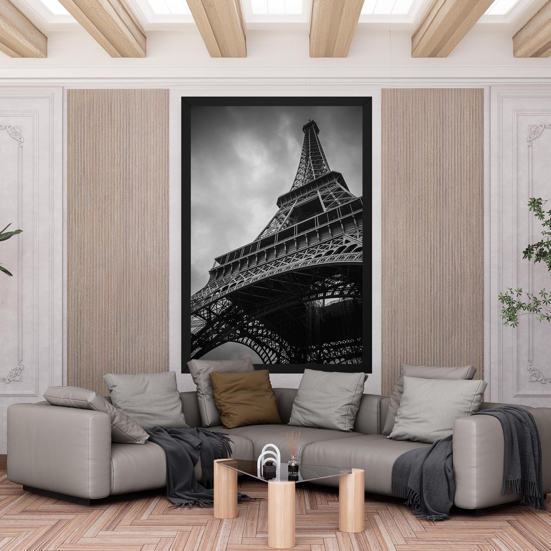 Картина на платно Eiffel Grey Tower mockup 6