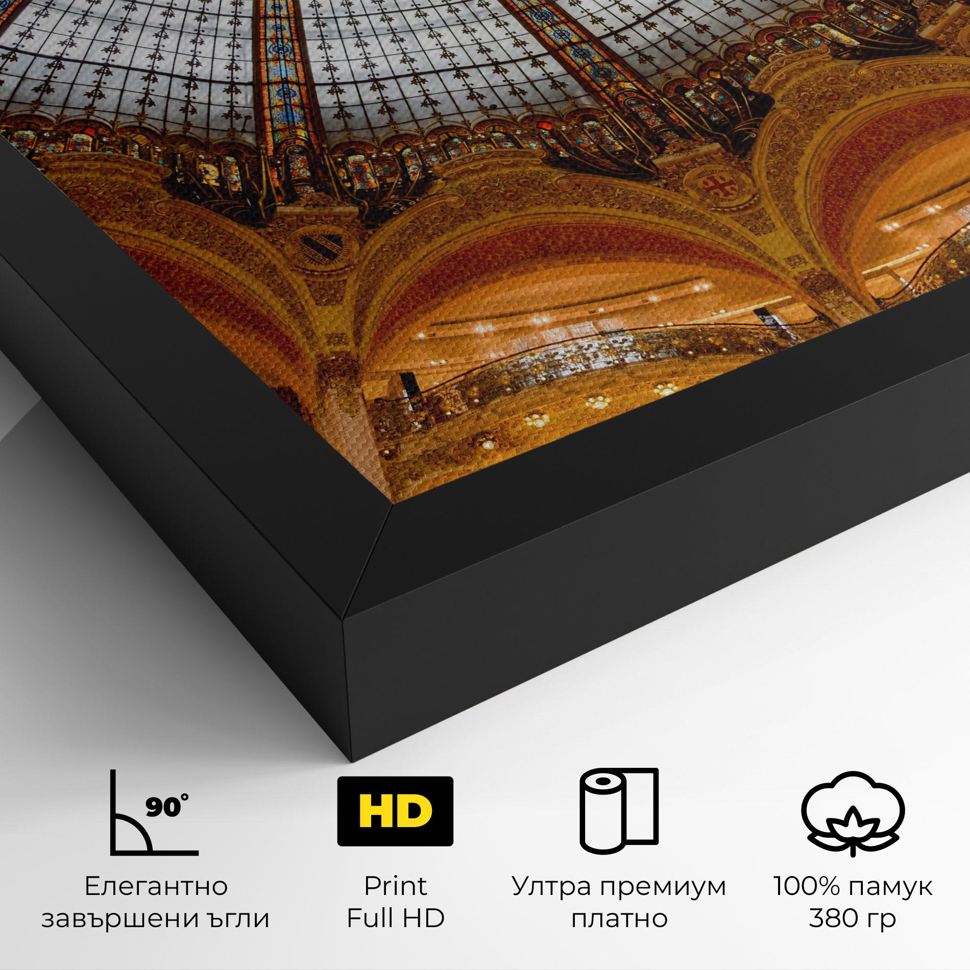 Картина на платно Galeries Lafayette mockup 4