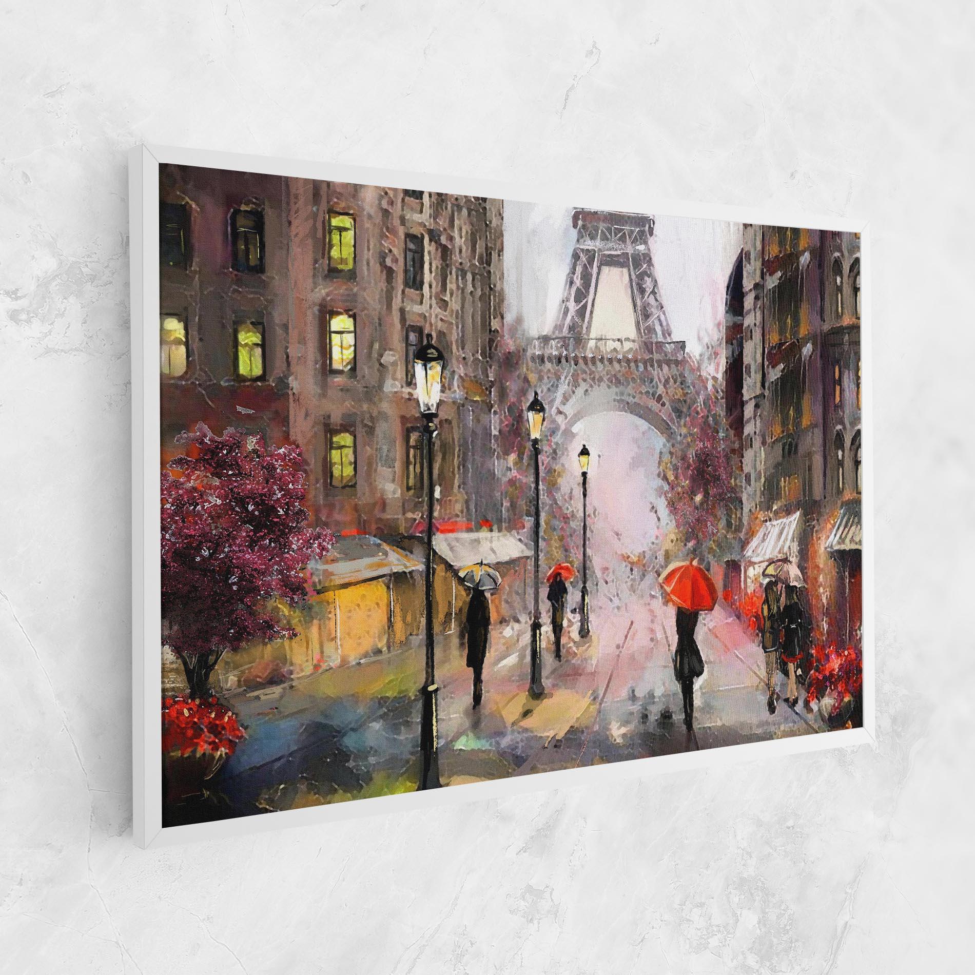Картина на платно Paris Colours mockup 1