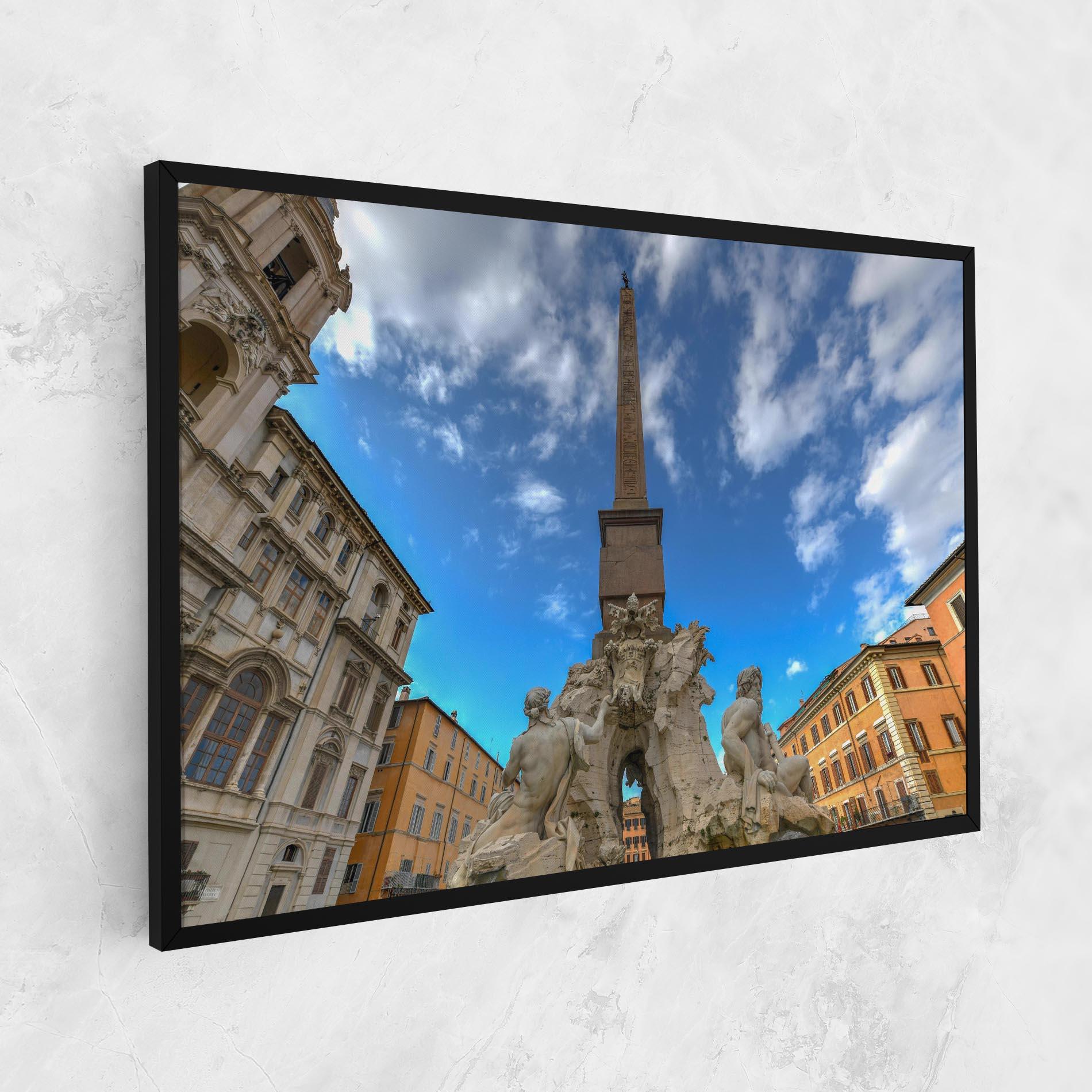 Картина на платно Piazza Navona Italy mockup 1