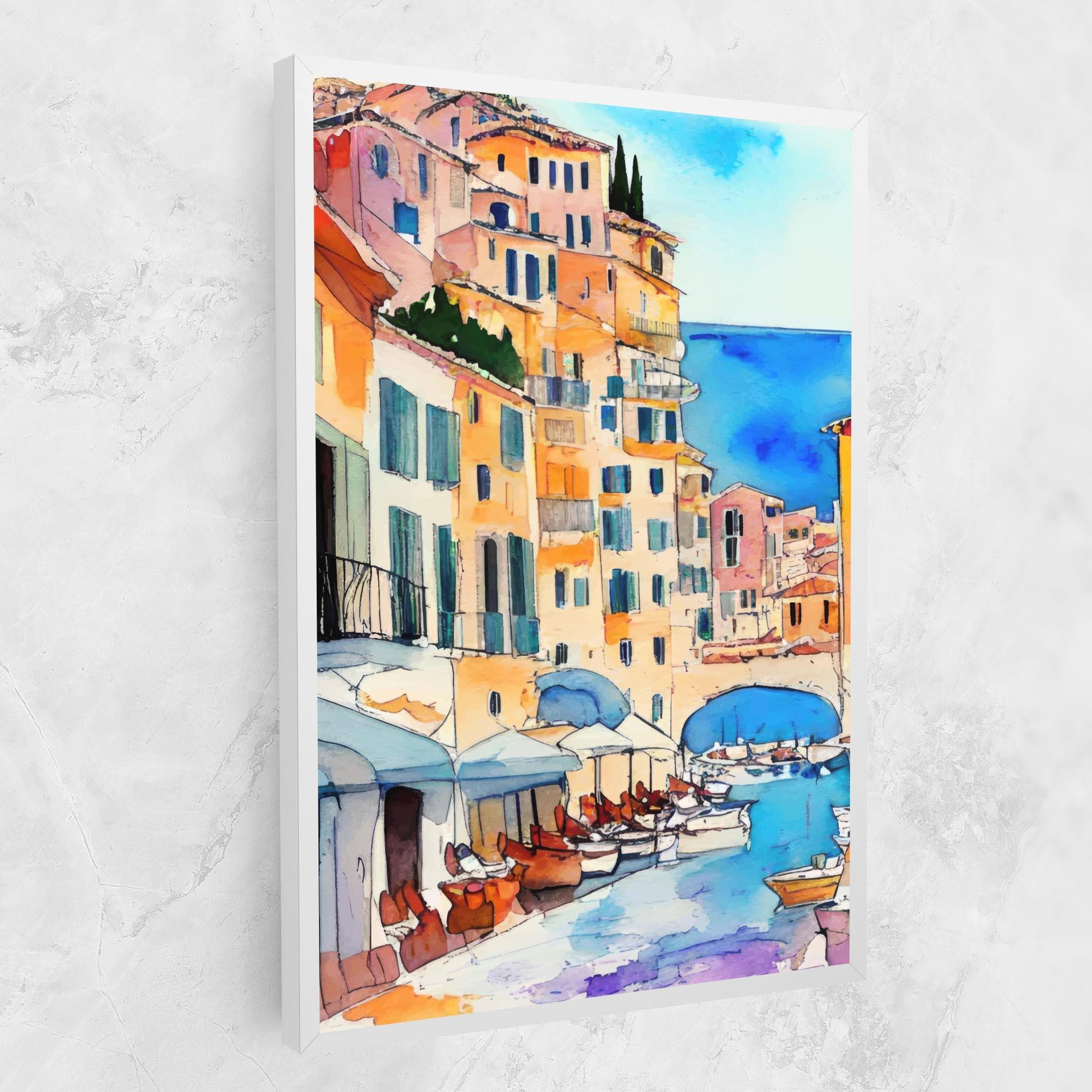 Картина на платно France Watercolor mockup 1