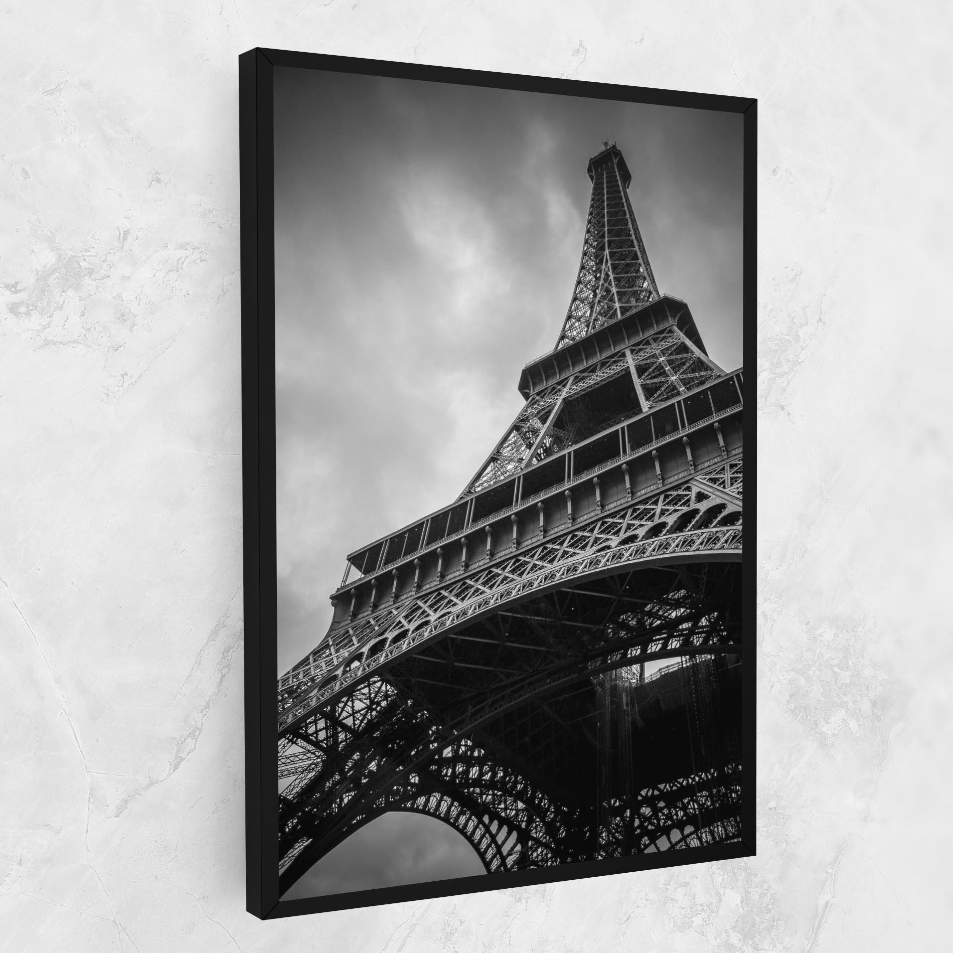 Картина на платно Eiffel Grey Tower mockup 1
