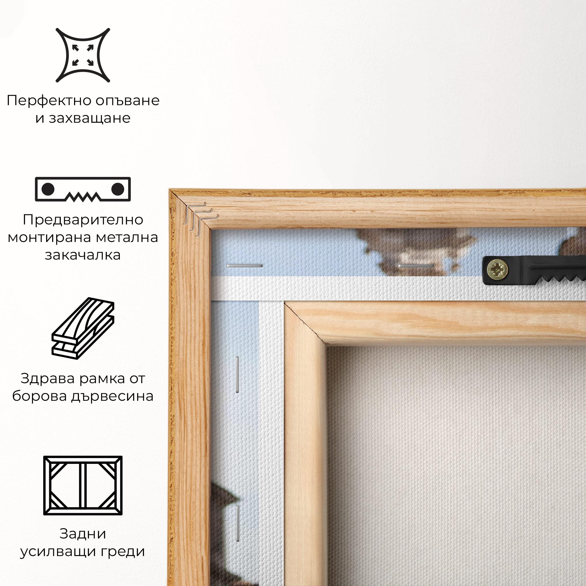 Картина на платно Baroque Statue Italy mockup 5