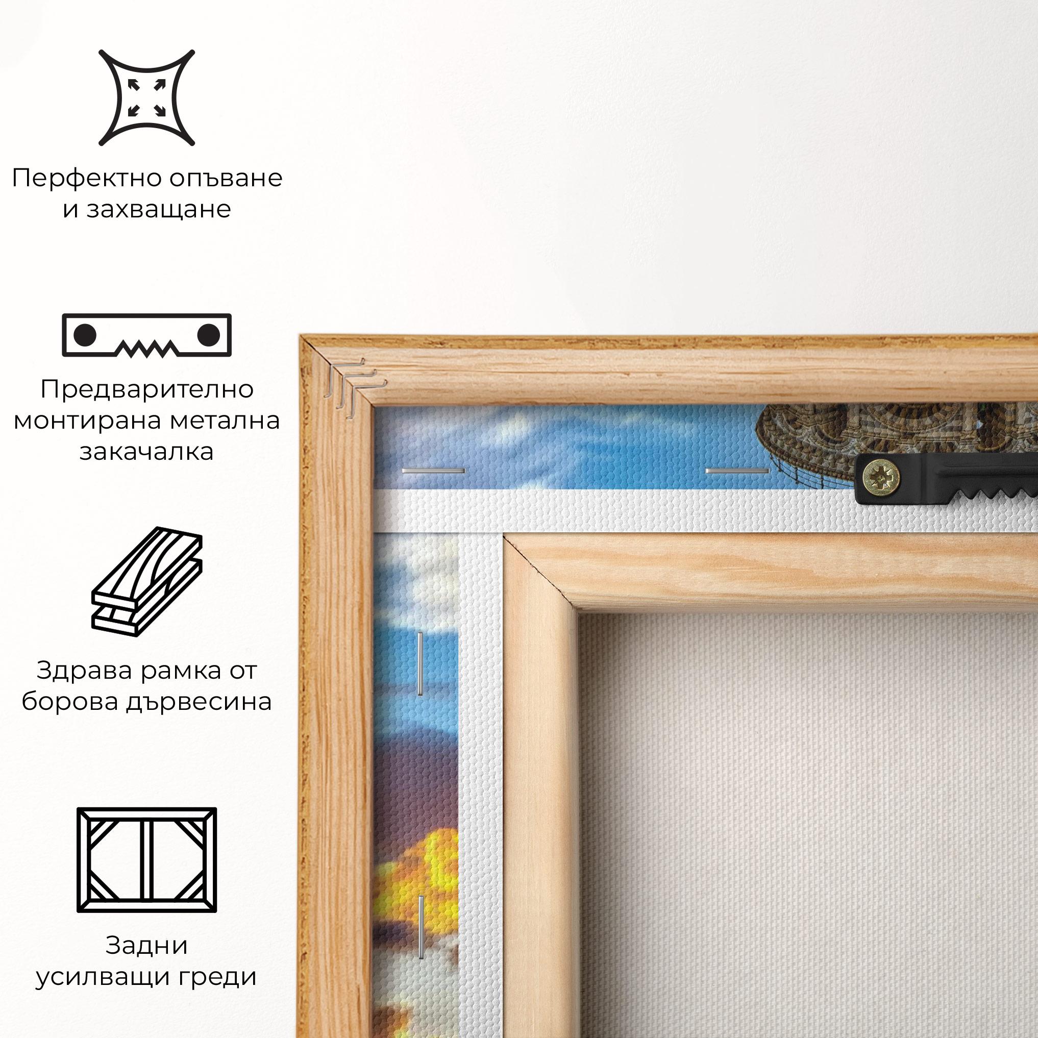 Картина на платно Tower Of Pisa Sunset mockup 5